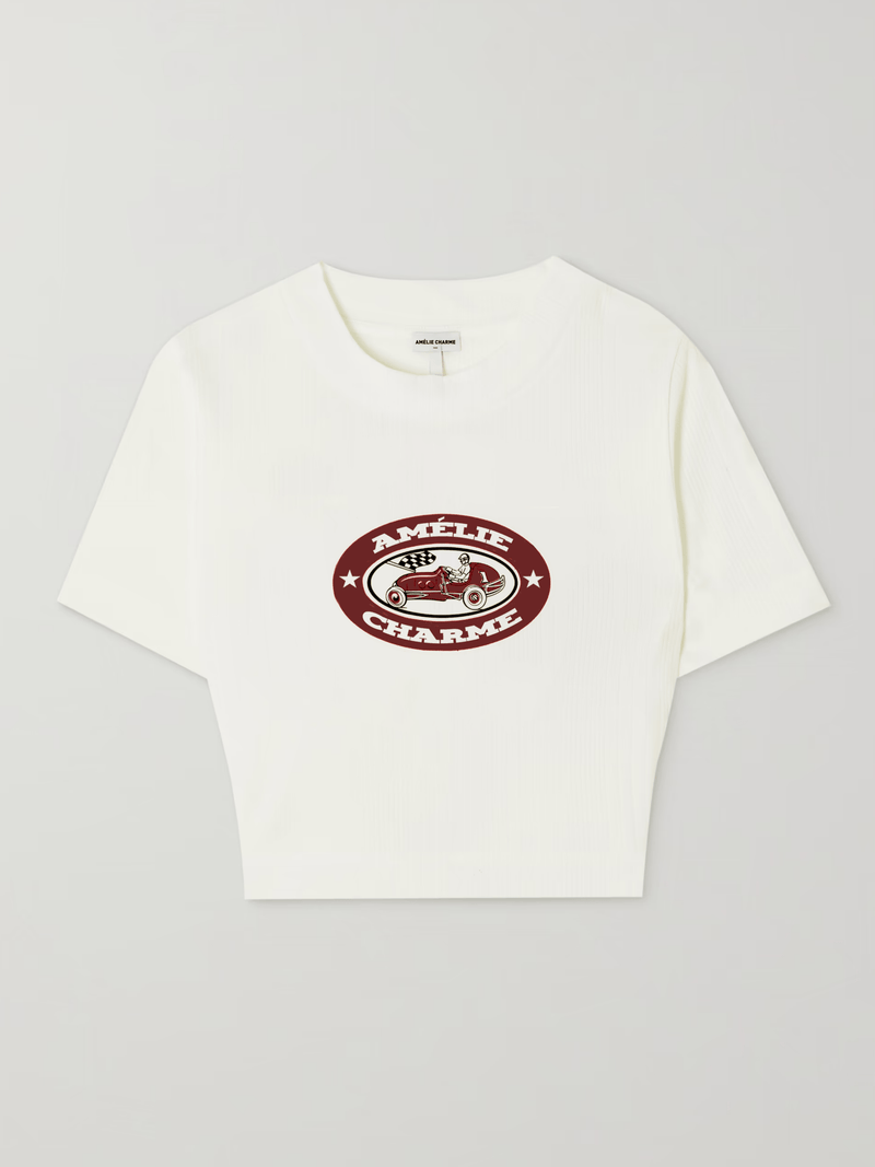 Charme Racing Crop Tee - Amelie Charme