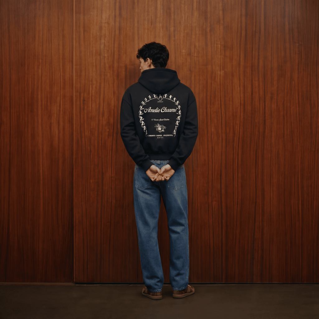 Charme Resort Hoodie Black. - Amelie Charme