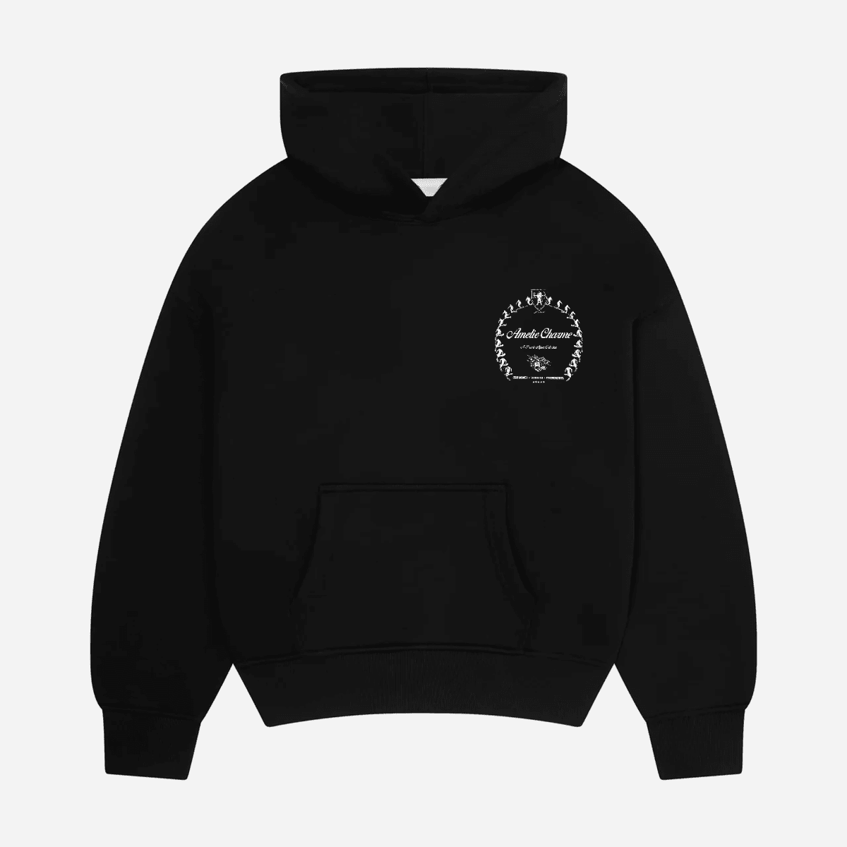 Charme Resort Hoodie Black. - Amelie Charme