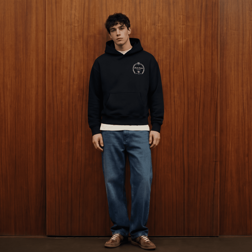 Charme Resort Hoodie Black. - Amelie Charme