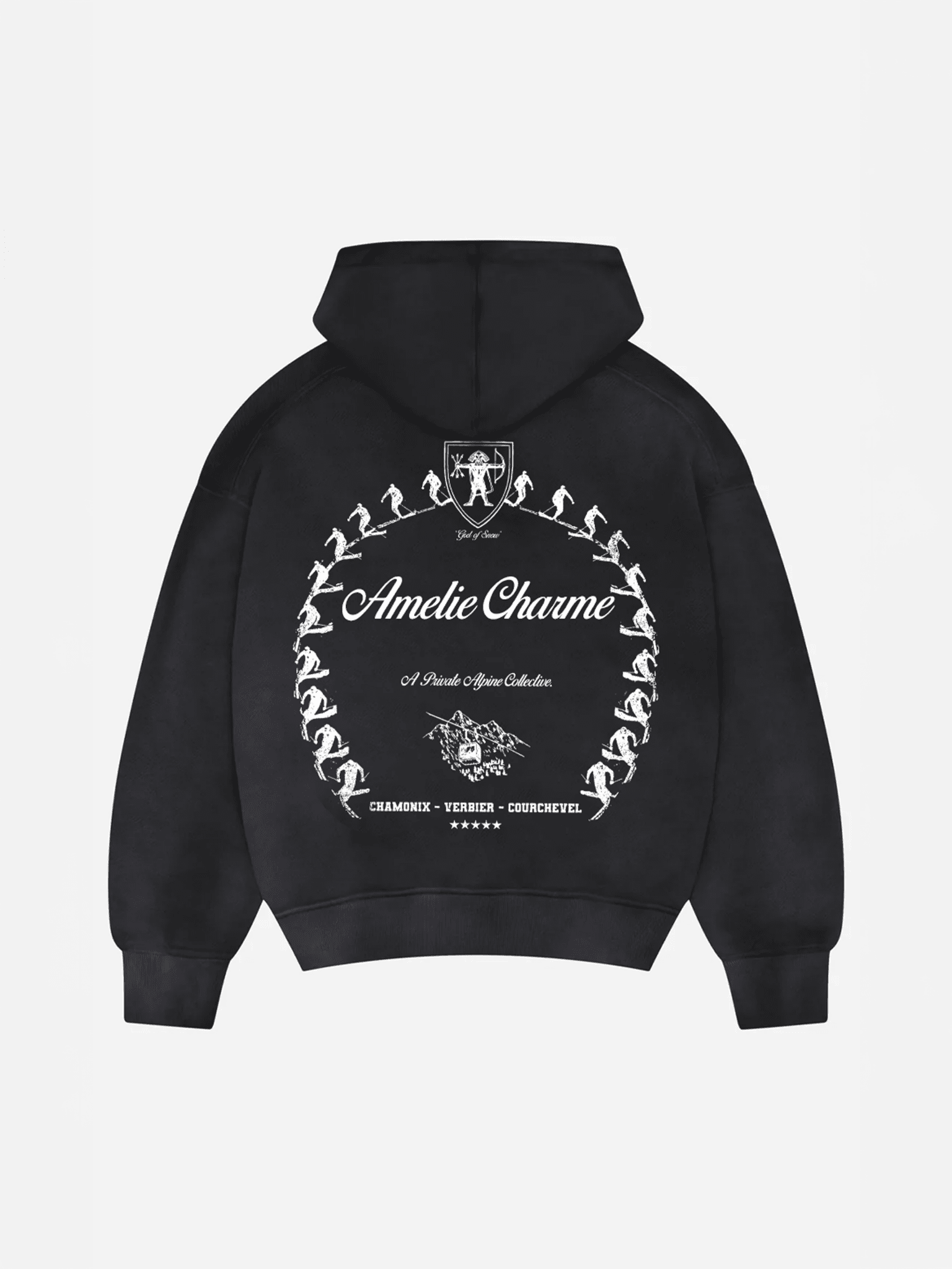 Charme Resort Hoodie Black. - Amelie Charme