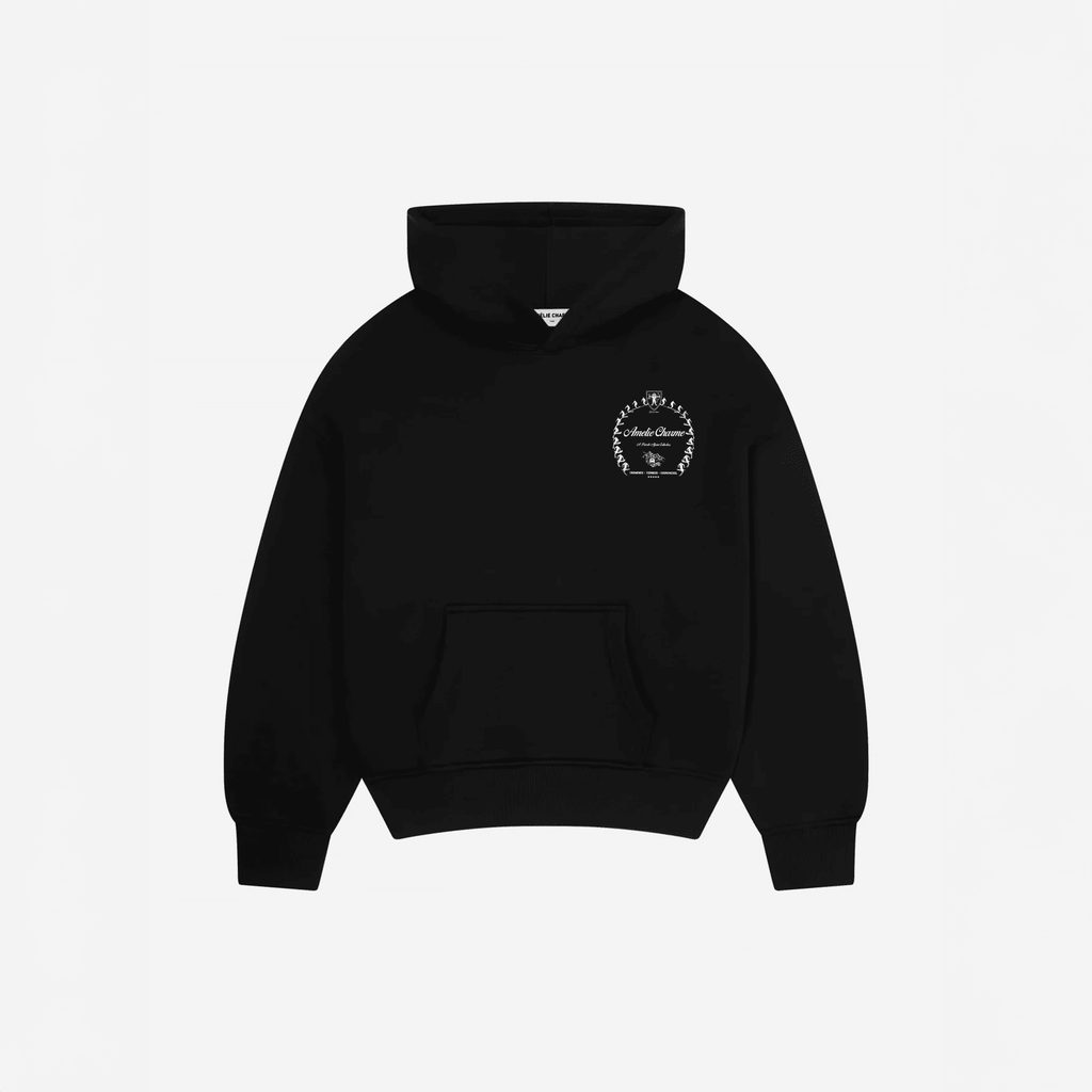 Charme Resort Hoodie Black. - Amelie Charme
