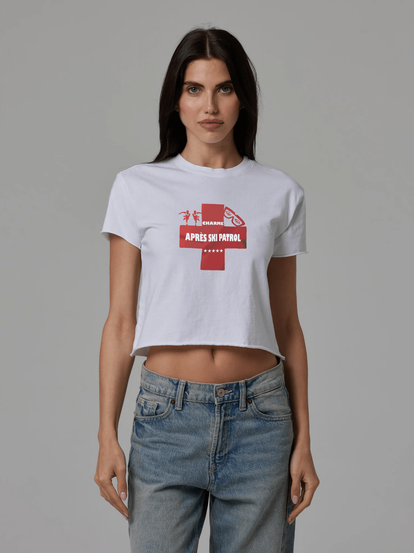 Charme Ski Patrol Baby Tee - Amelie Charme