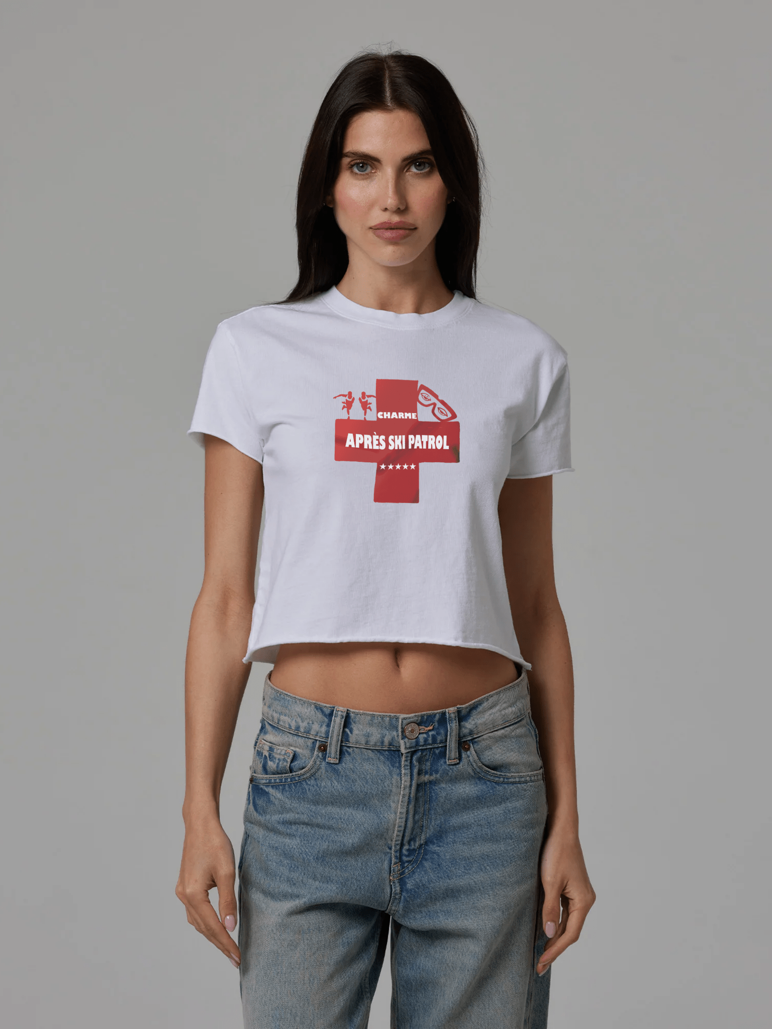 Charme Ski Patrol Baby Tee - Amelie Charme