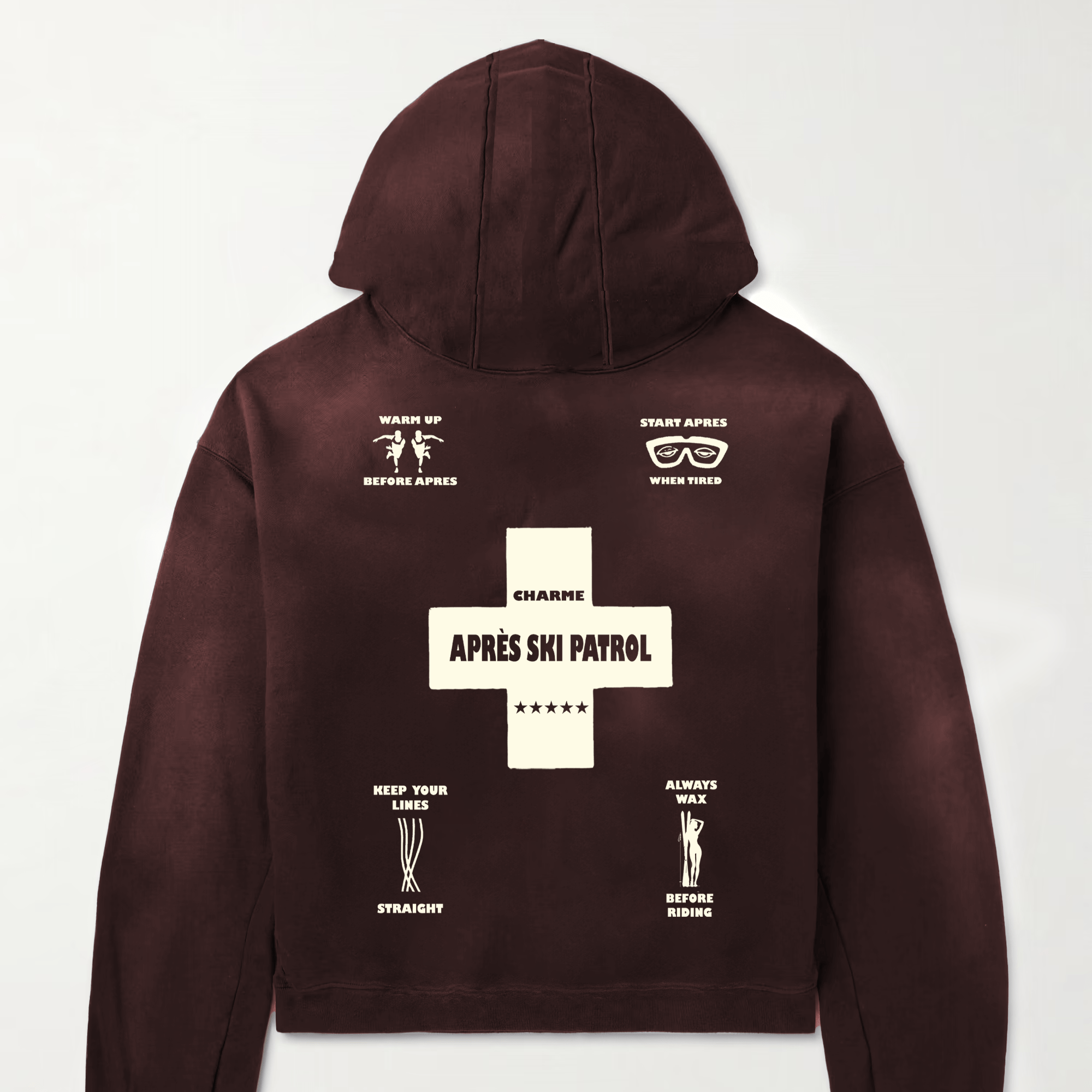 Charme Ski Patrol Heavyweight Hoodie - Amelie Charme