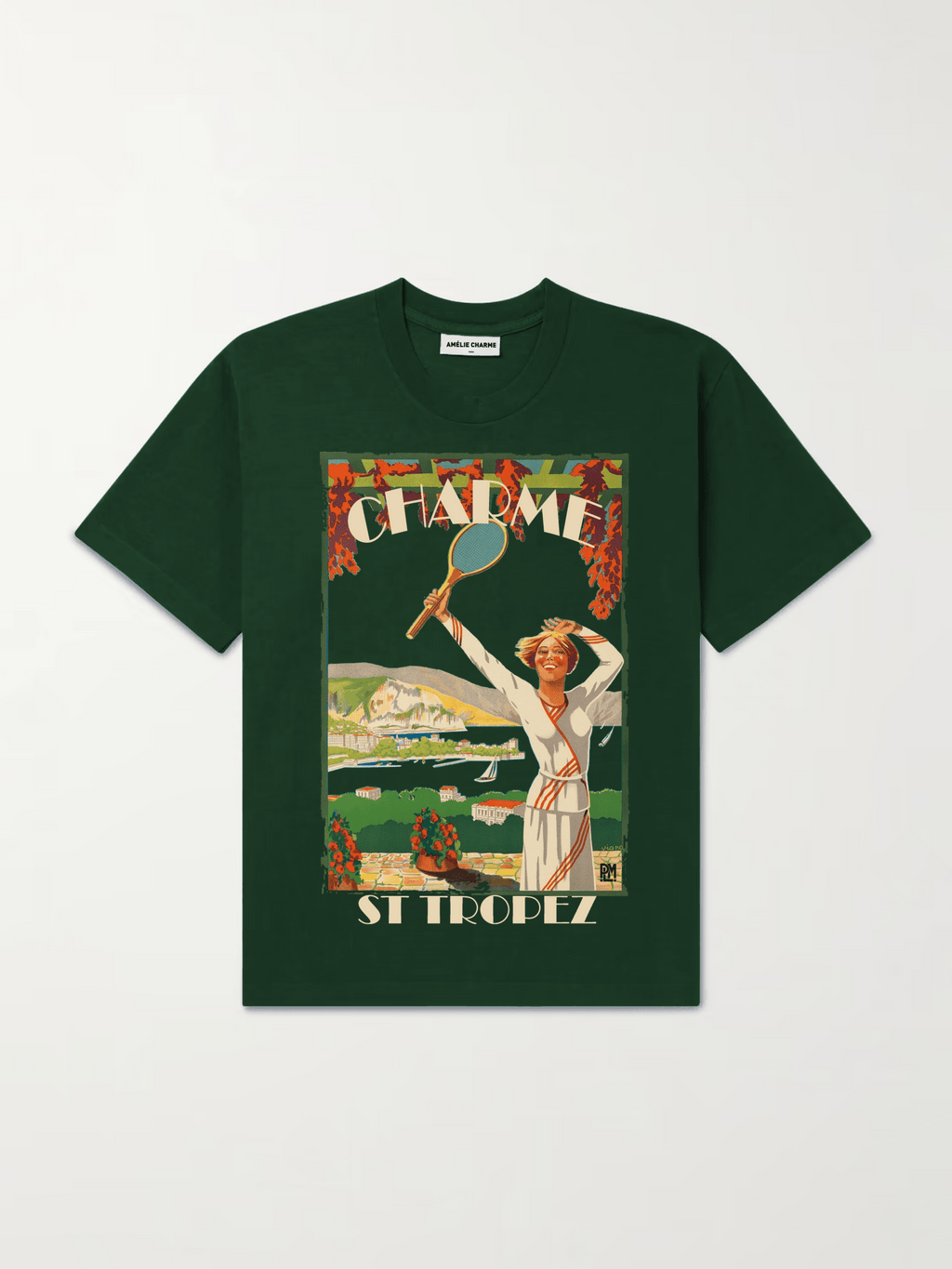 Charme Summer Escape Vintage Print T-shirt - Amelie Charme