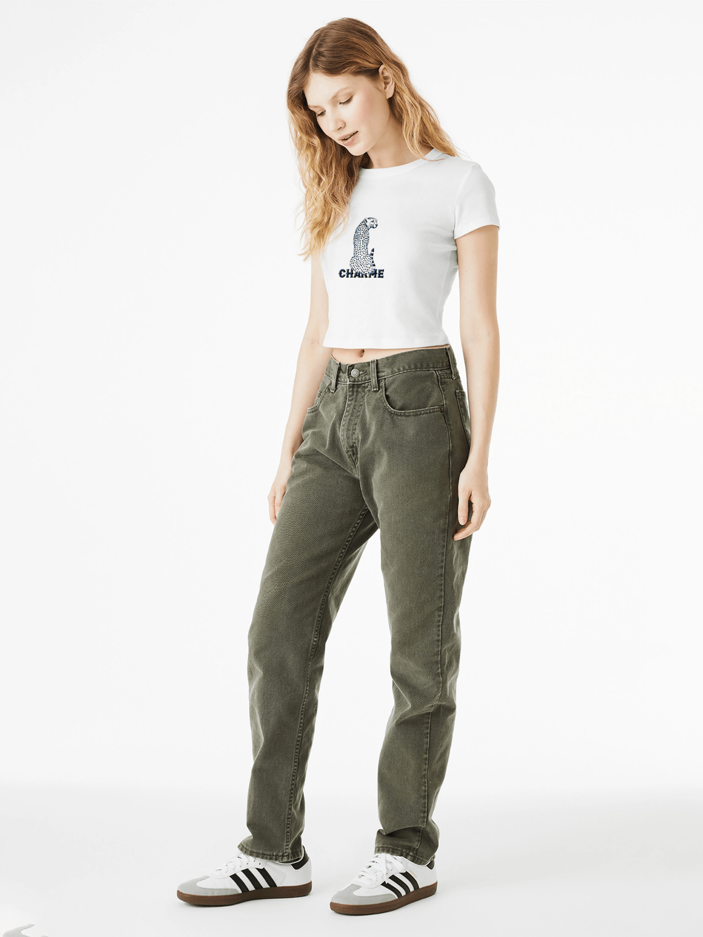 Cheetah Ribbed Cotton Baby T-shirt - Amelie Charme