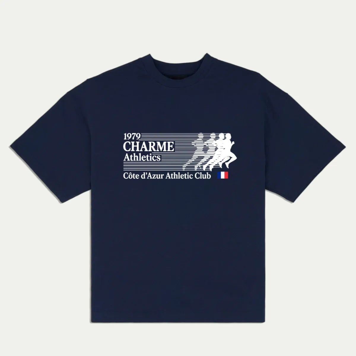 Cote D'Azur Athletic Club Running Tee - Amelie Charme