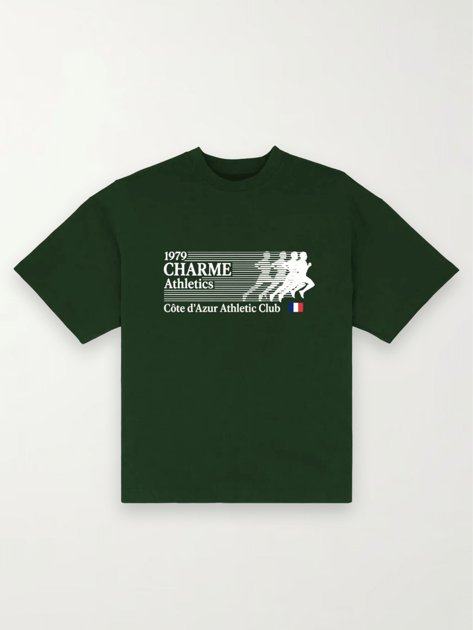 Cote D'Azur Athletic Club Running Tee (Oversized) - Amelie Charme
