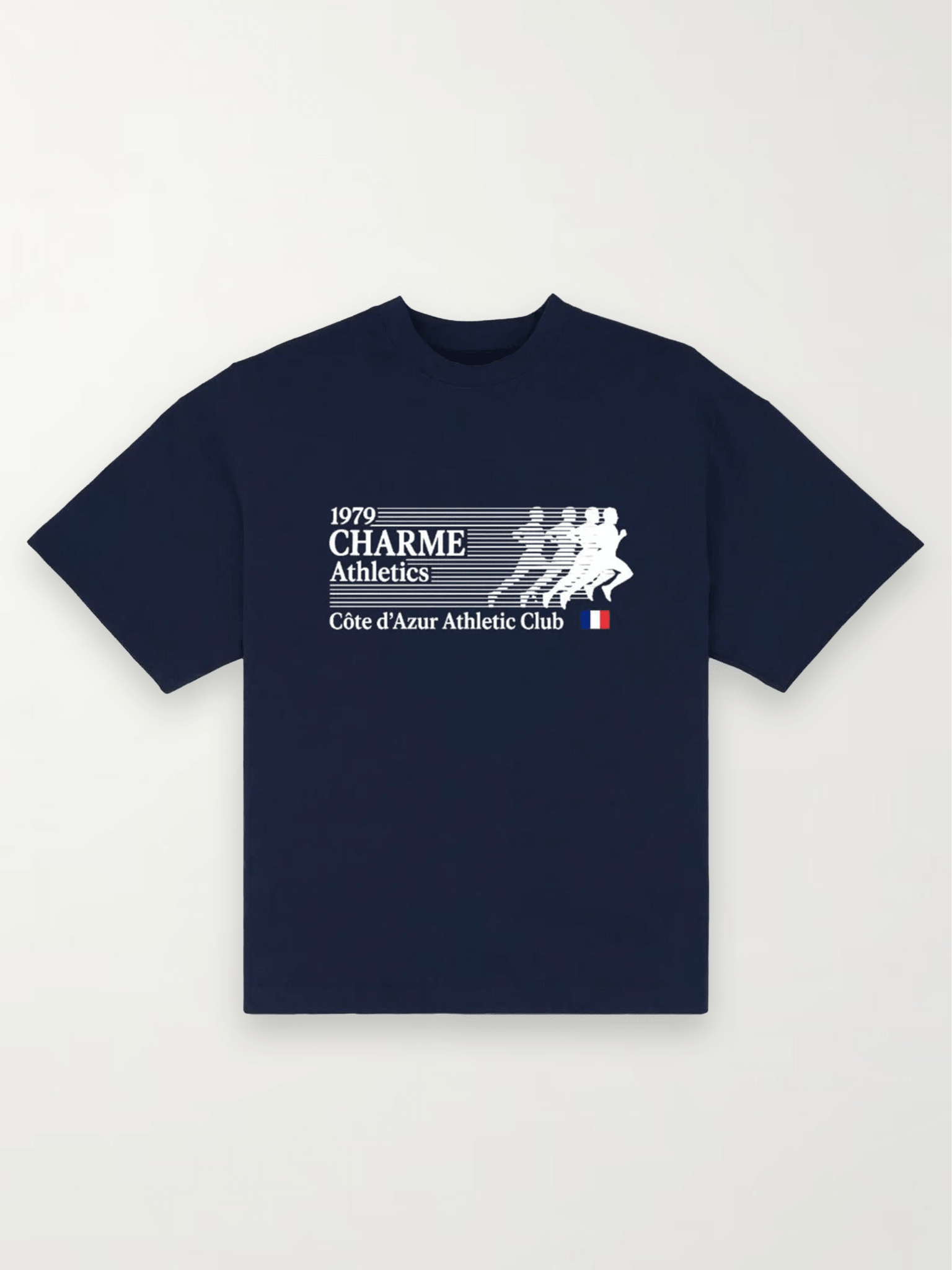 Cote D'Azur Athletic Club Running Tee (Oversized) - Amelie Charme