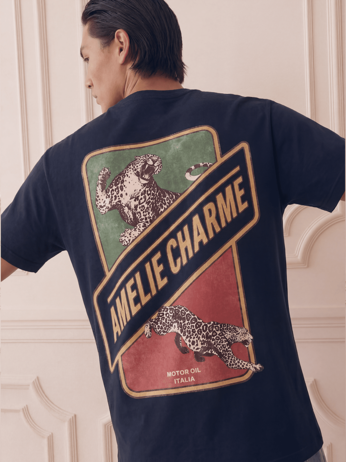 Italian Motor Oil Tee - Amelie Charme