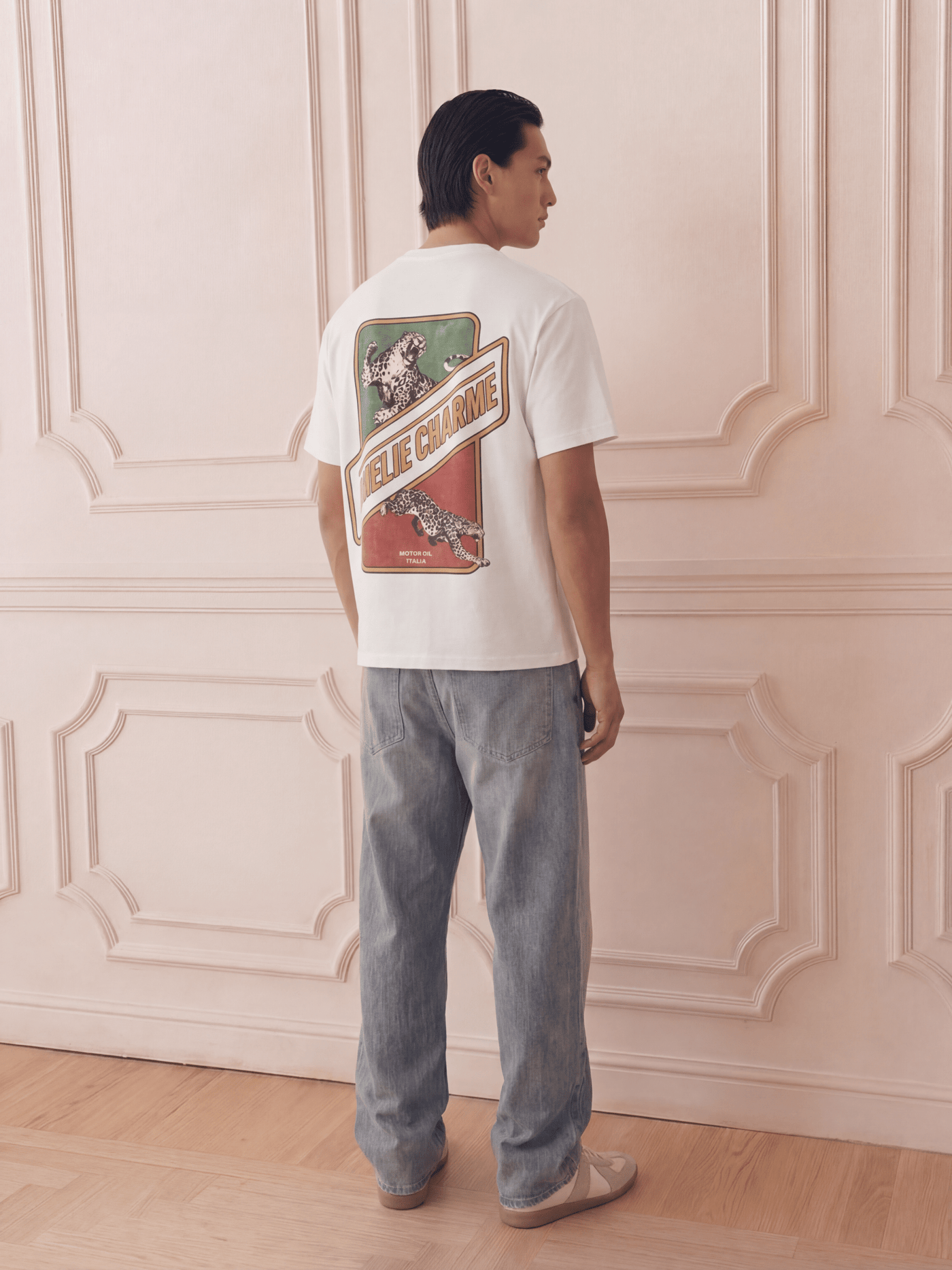 Italian Motor Oil Tee - Amelie Charme
