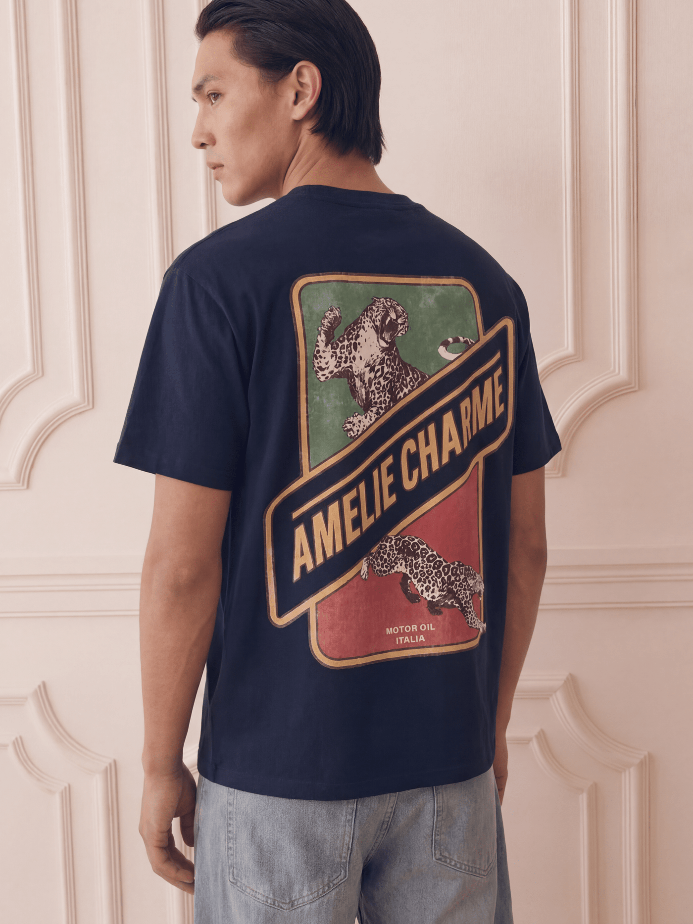 Italian Motor Oil Tee - Amelie Charme
