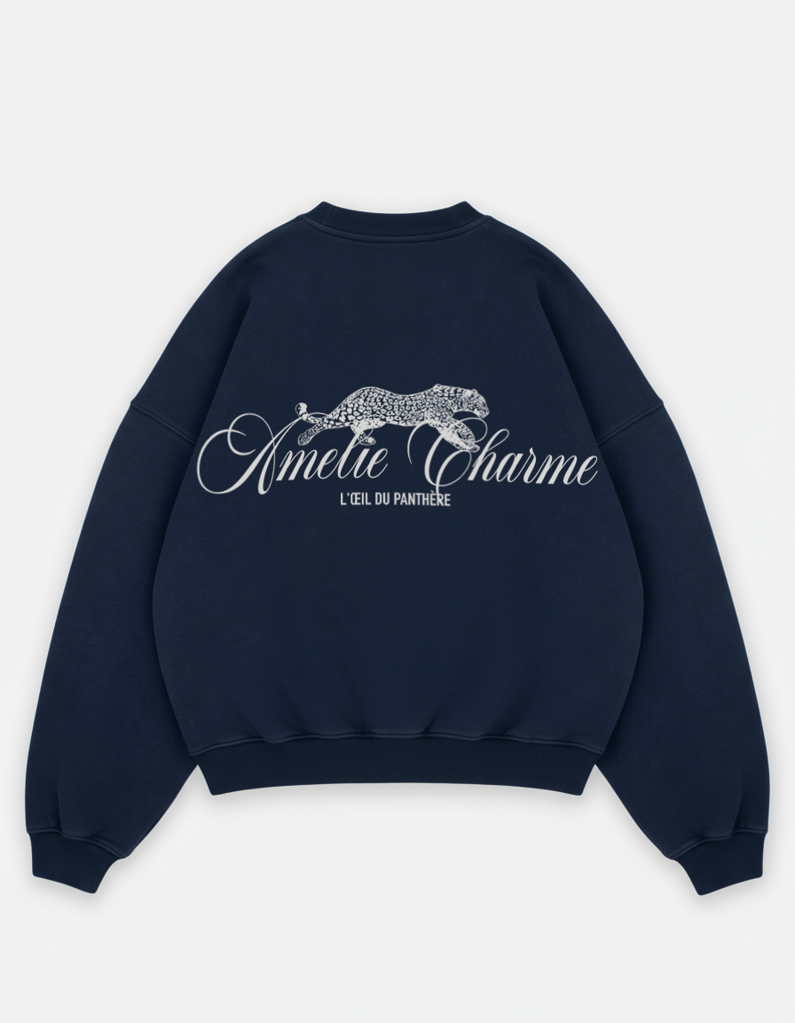 L'oeil Du Panthére crewneck. - Amelie Charme