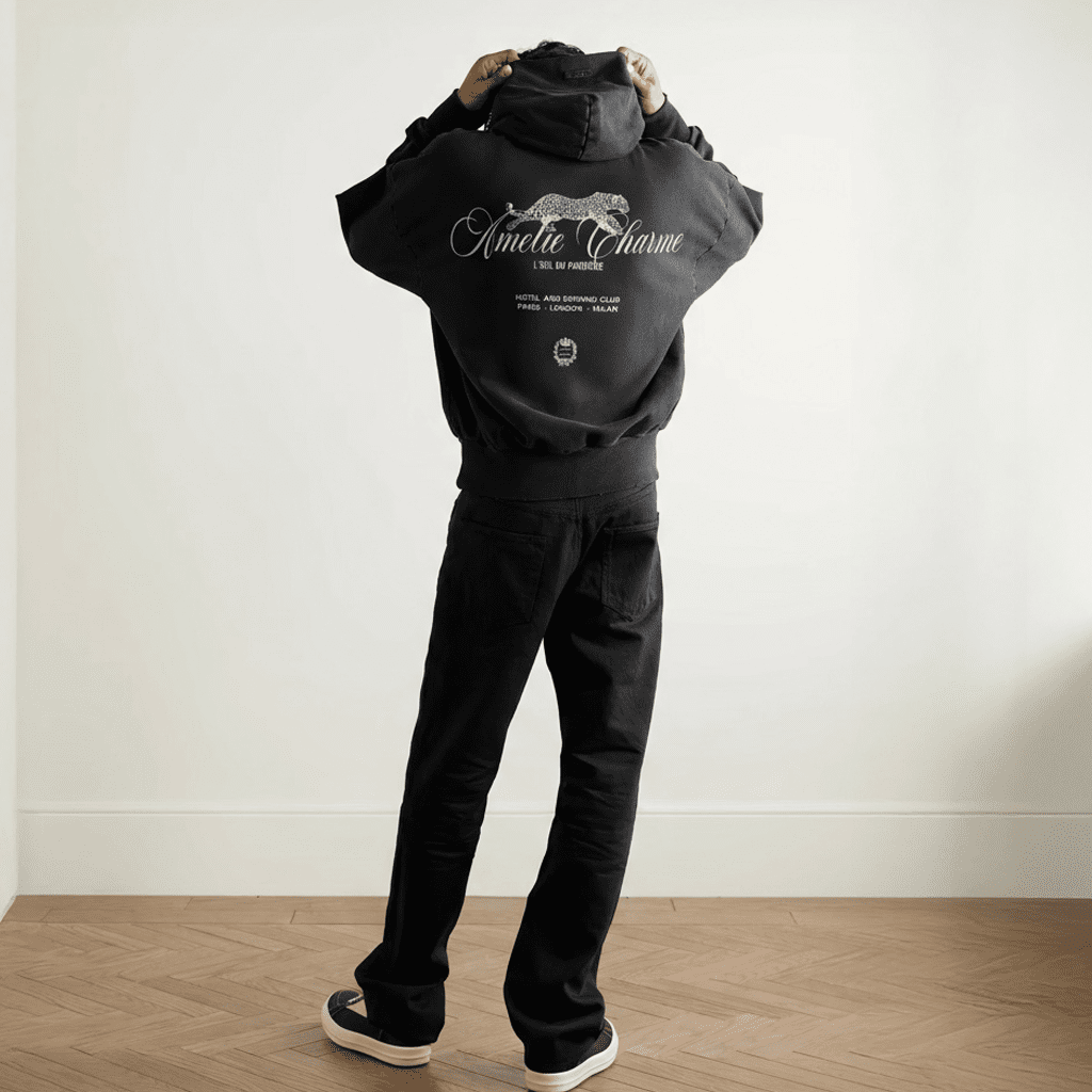 L'oeil Du Panthére Hoodie - Amelie Charme