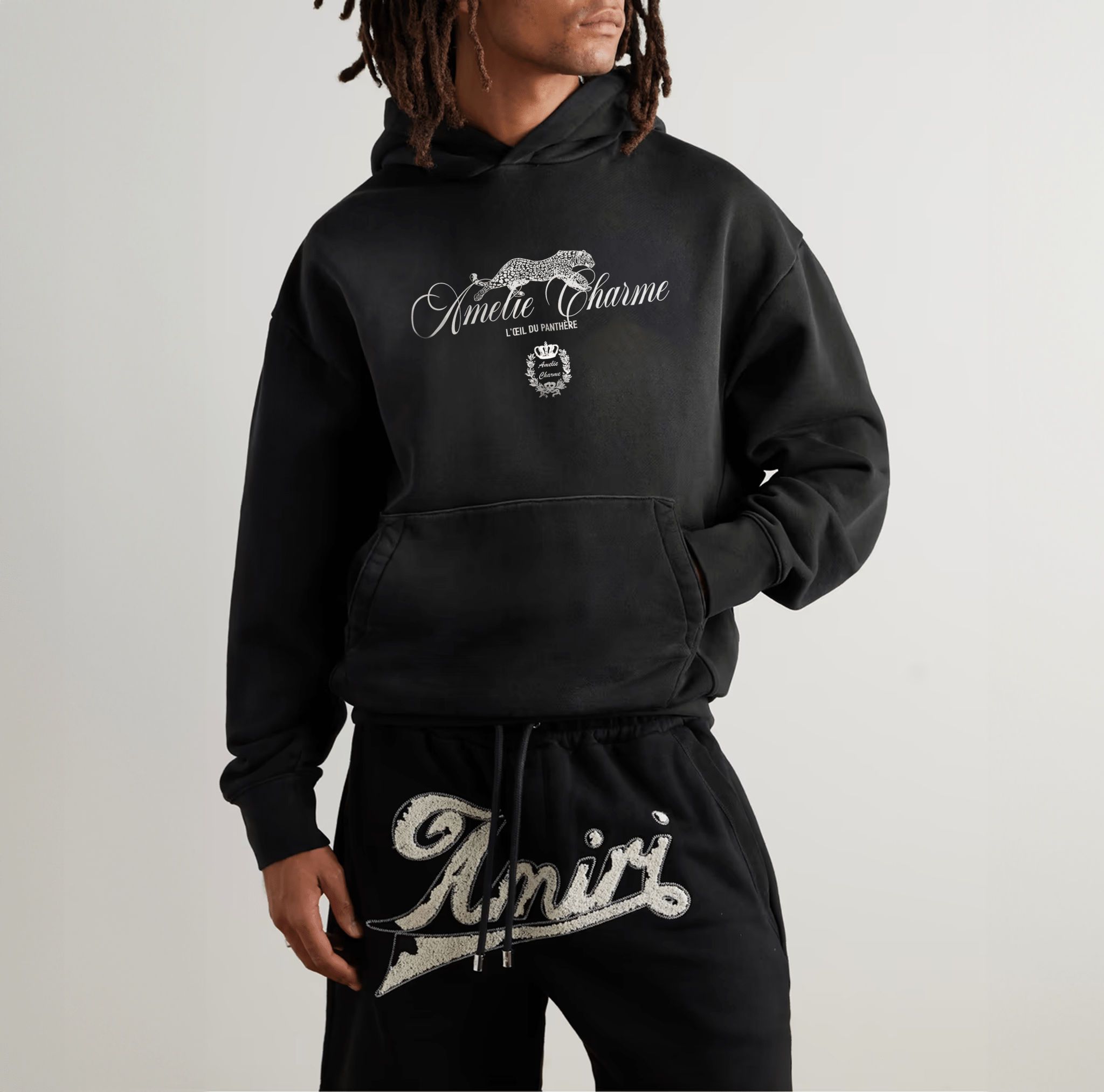L'oeil Du Panthére Hotel & Evening Club Hoodie - Amelie Charme