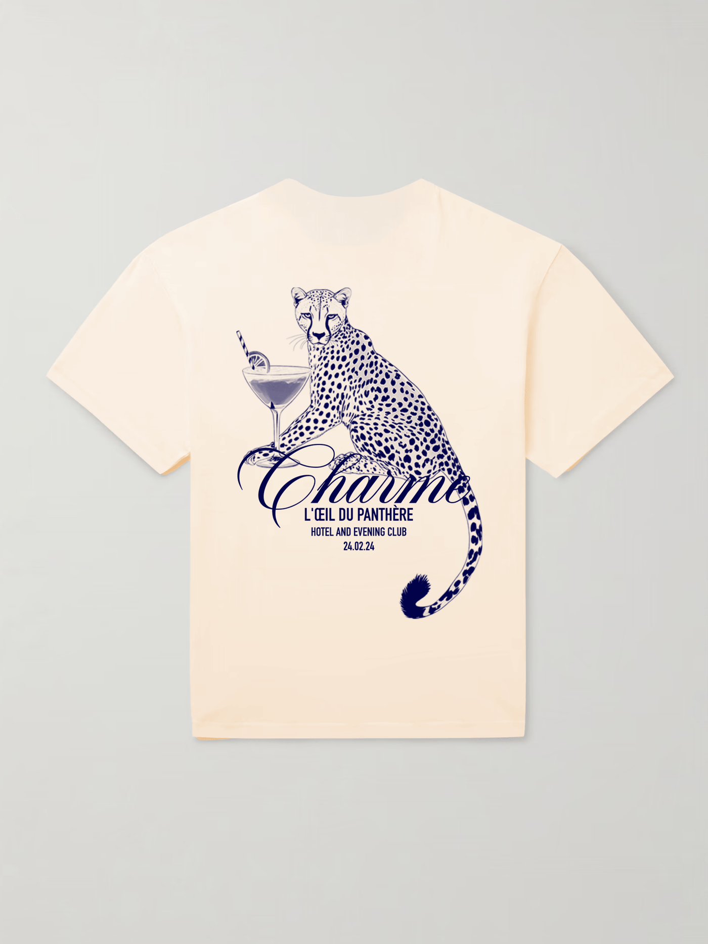 L'oeil Du Panthére Martini Tee - Amelie Charme