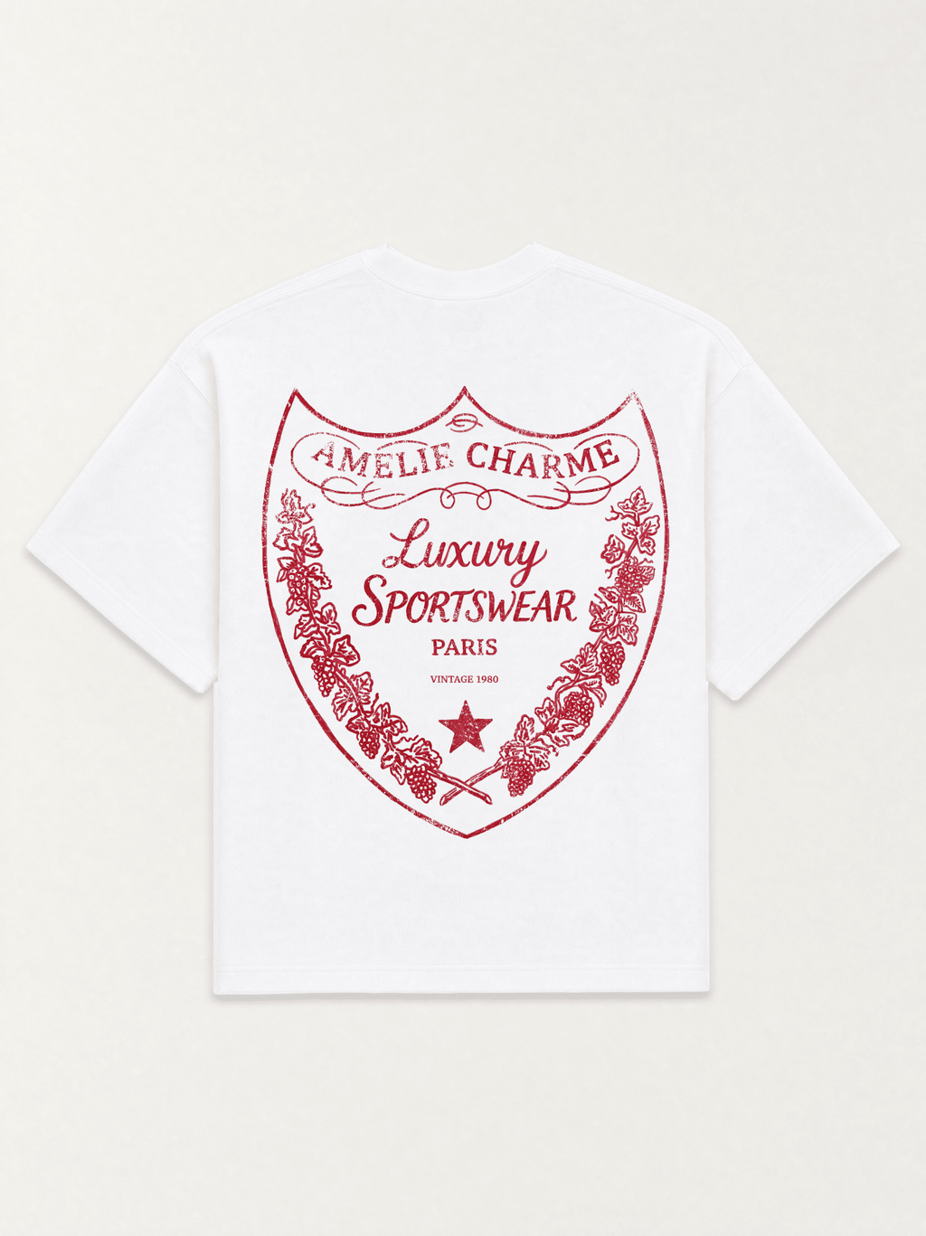 Luxury Brut Tee, French Terry - Amelie Charme