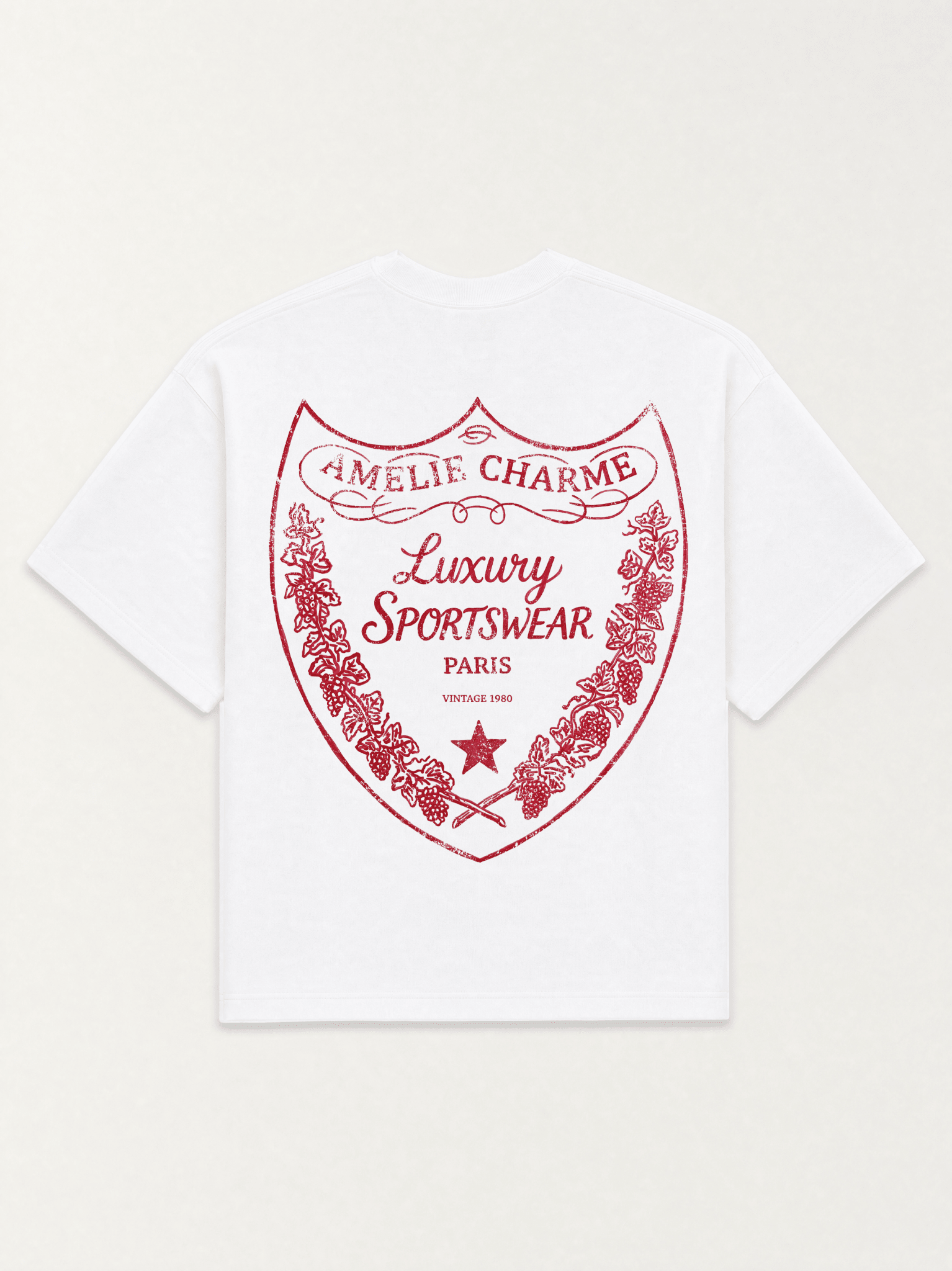 Luxury Brut Tee, French Terry - Amelie Charme