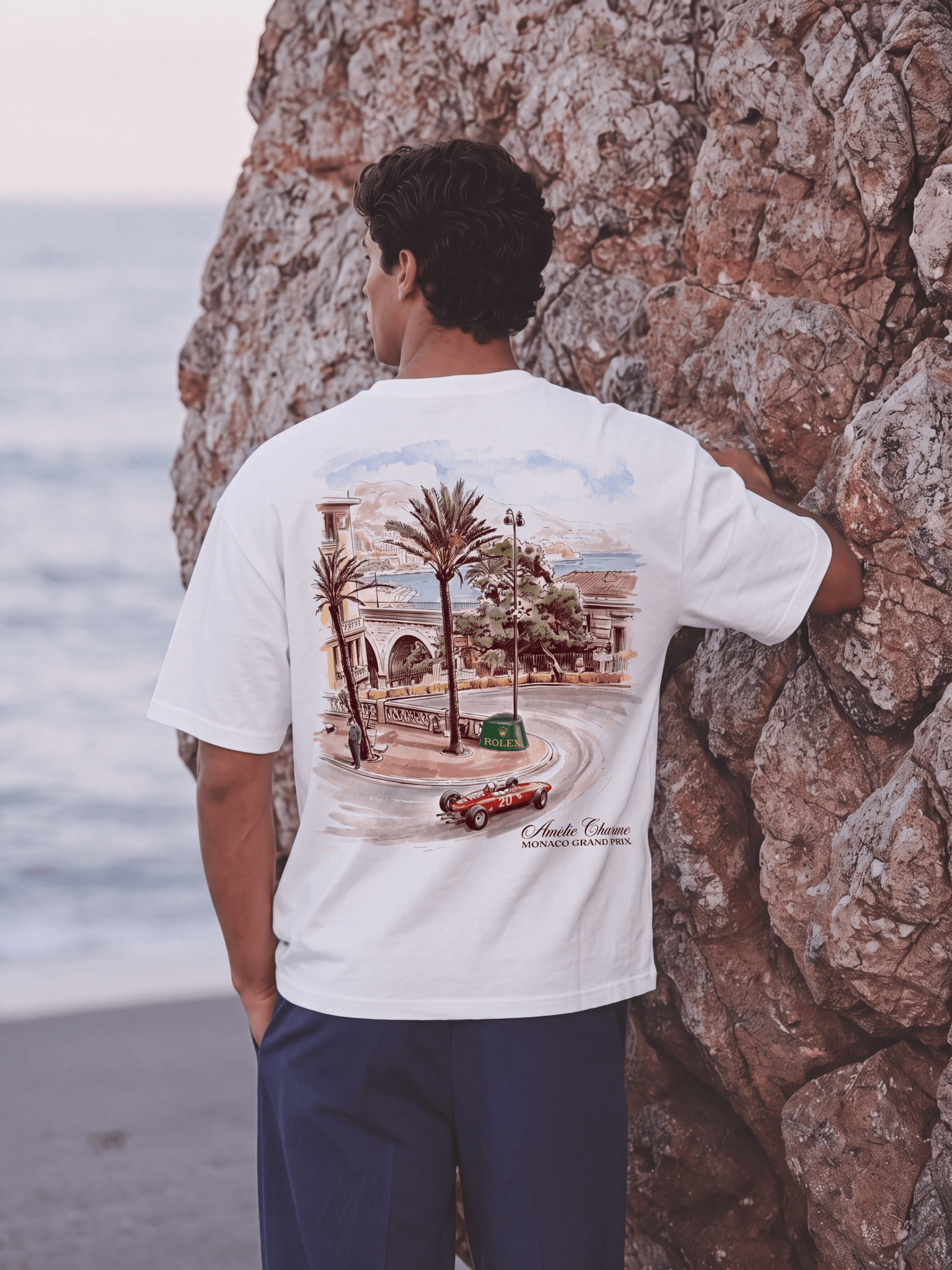Monaco Oversized Tee - Amelie Charme