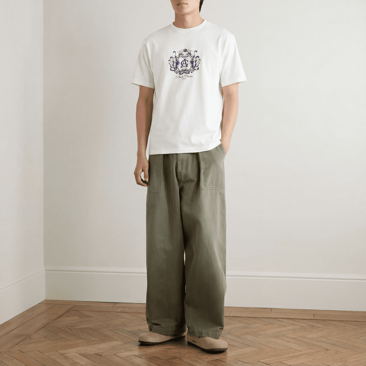 Parisian Crest Tee - Amelie Charme