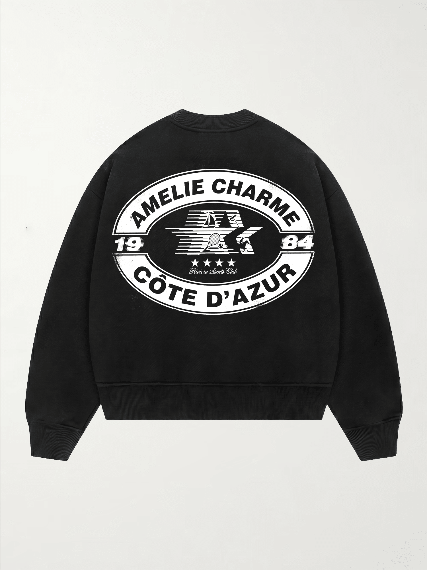 Riviera Sports Club Crewneck - Amelie Charme