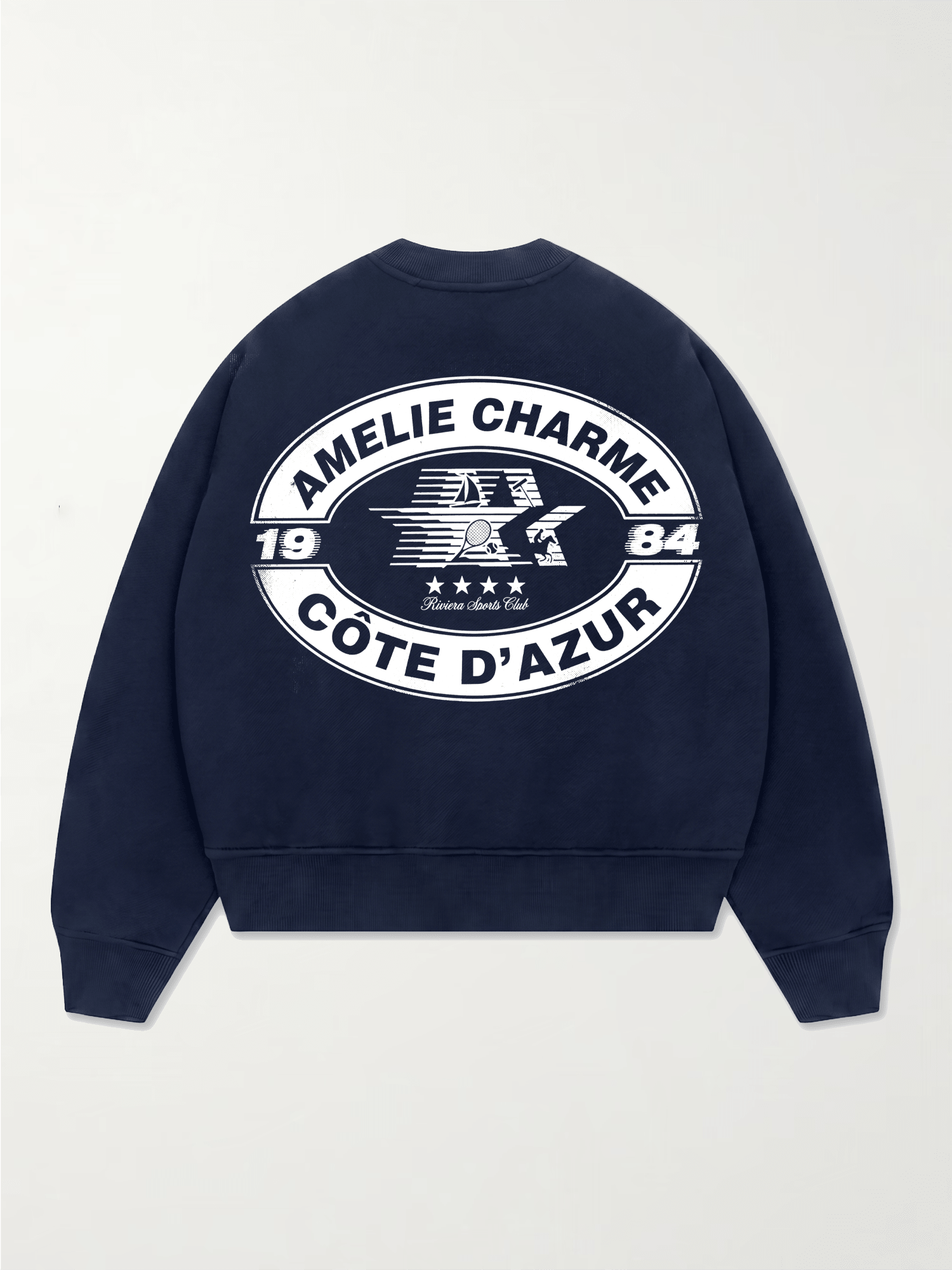 Riviera Sports Club Crewneck - Amelie Charme