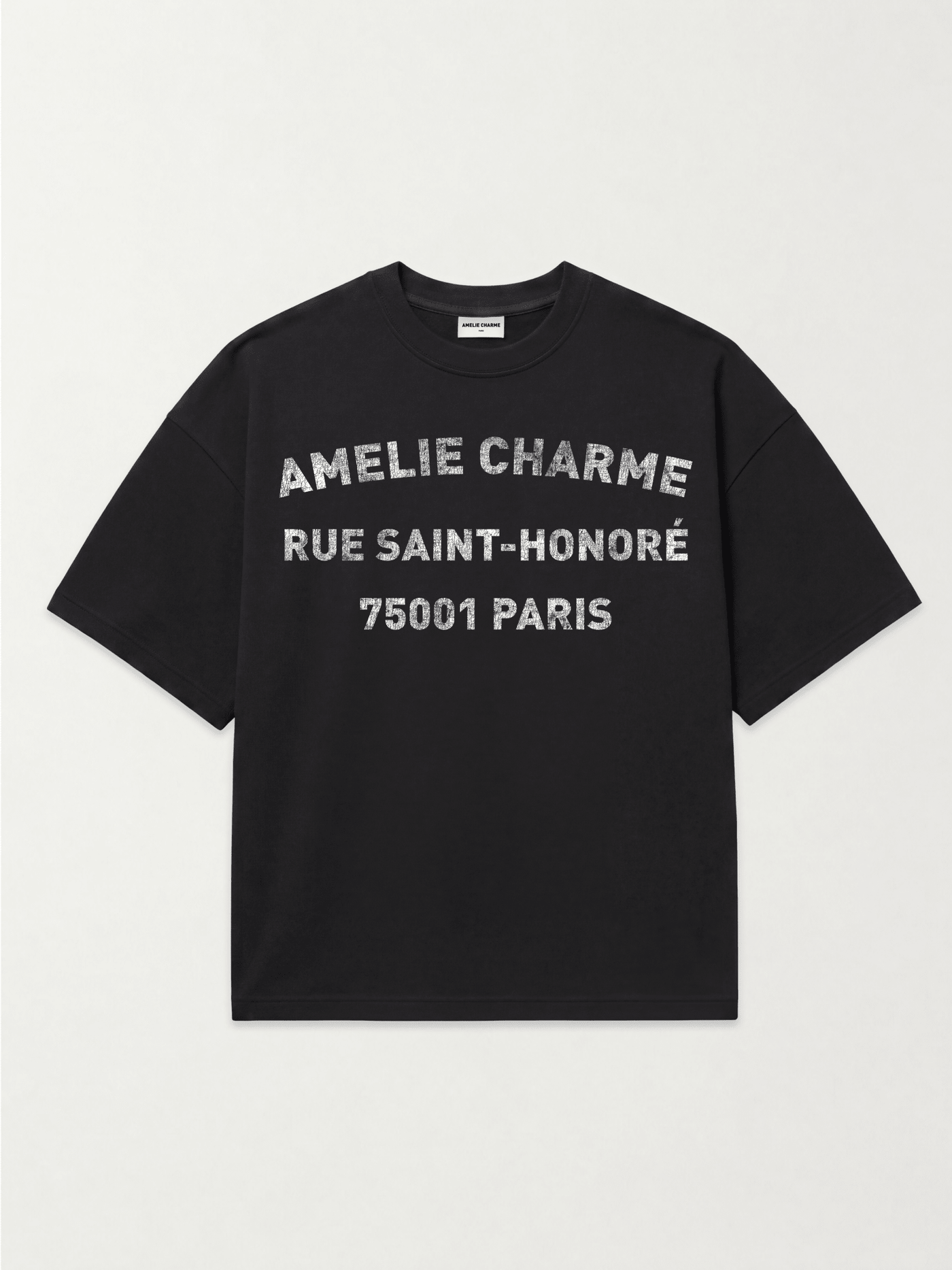 Rue St Honore Heavyweight French Terry Tee - Amelie Charme