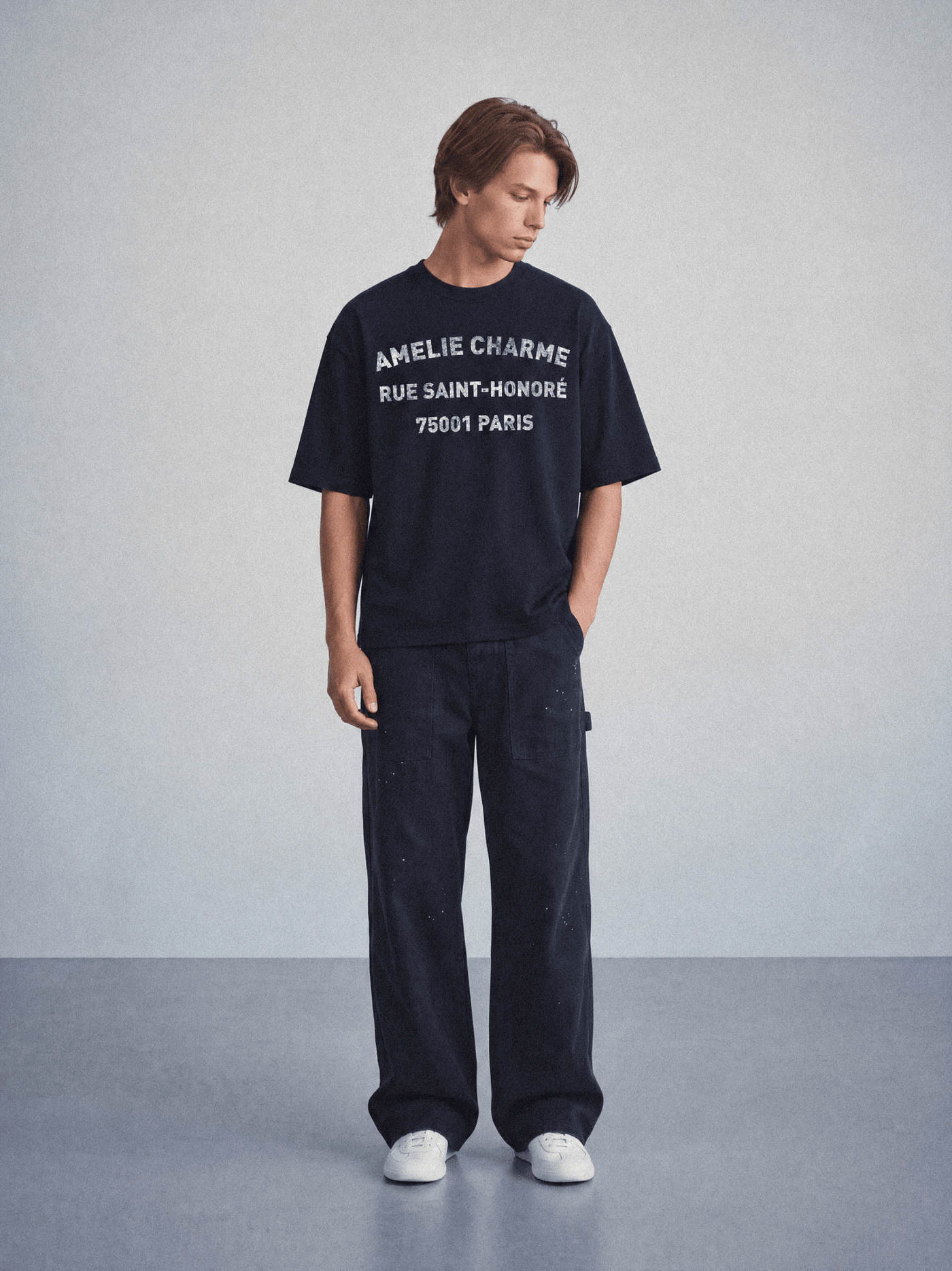 Rue St Honore Heavyweight French Terry Tee - Amelie Charme