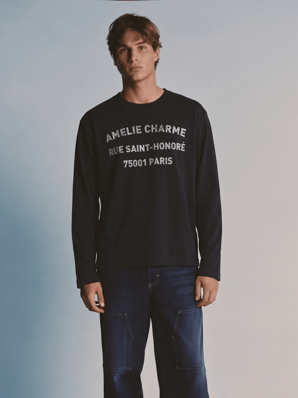 Rue St Honore Long Sleeve Tee - Amelie Charme