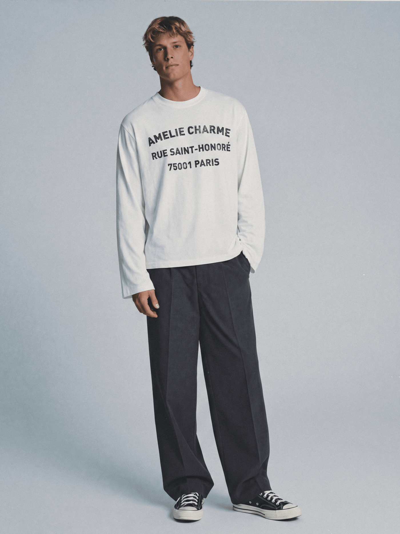 Rue St Honore Long Sleeve Tee - Amelie Charme