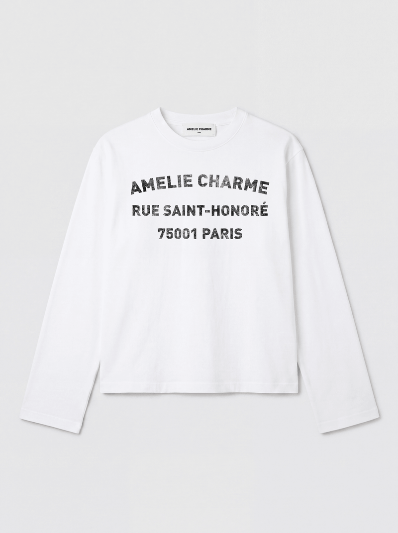 Rue St Honore Long Sleeve Tee - Amelie Charme
