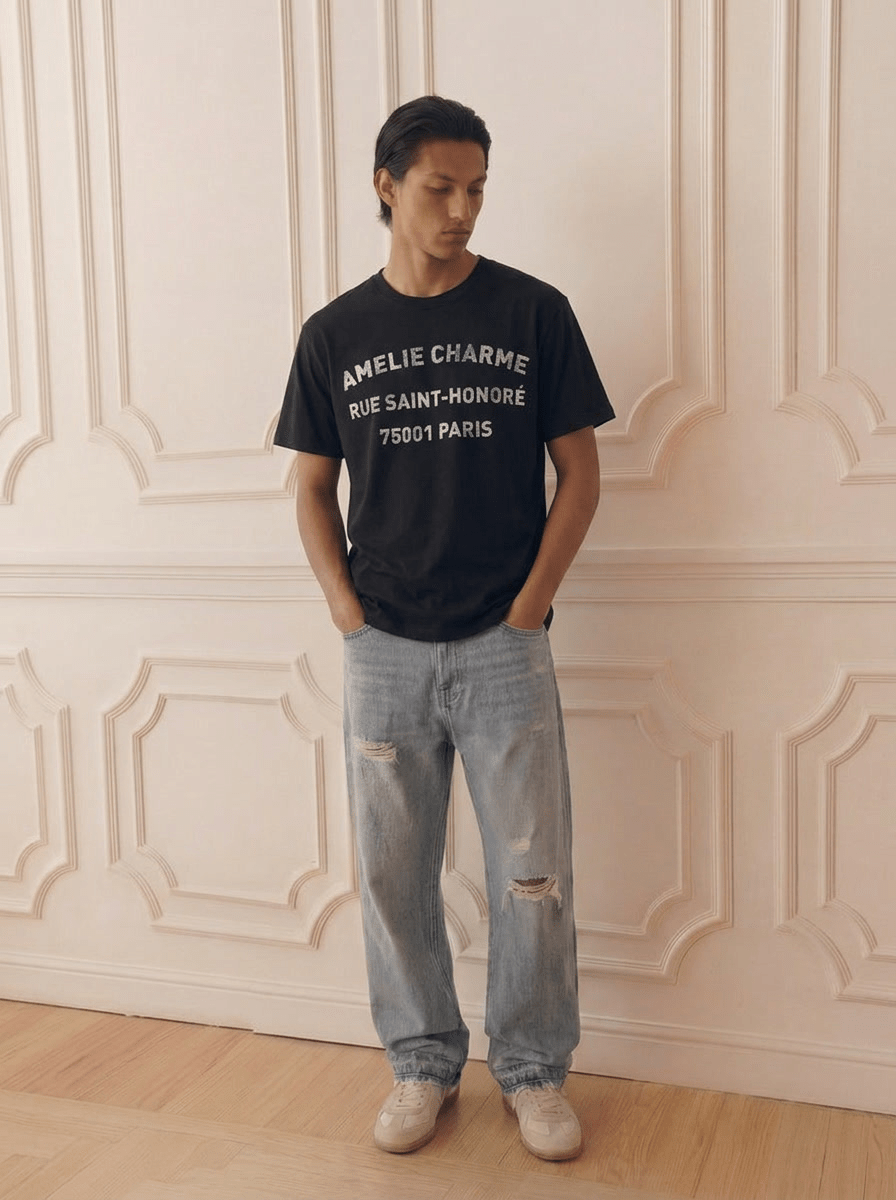 Rue St Honore Tee - Amelie Charme