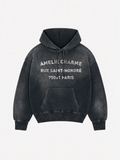 Rue St Honore Washed Hoodie - Amelie Charme