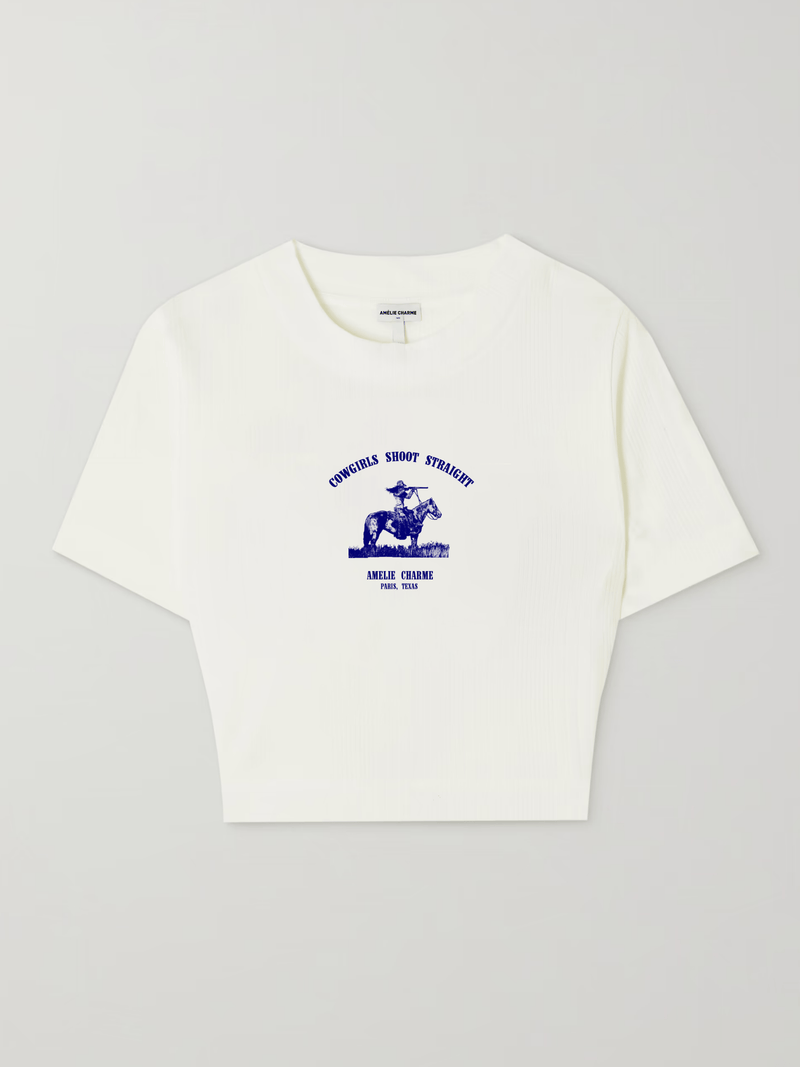 Shoot Straight Baby Tee - Amelie Charme