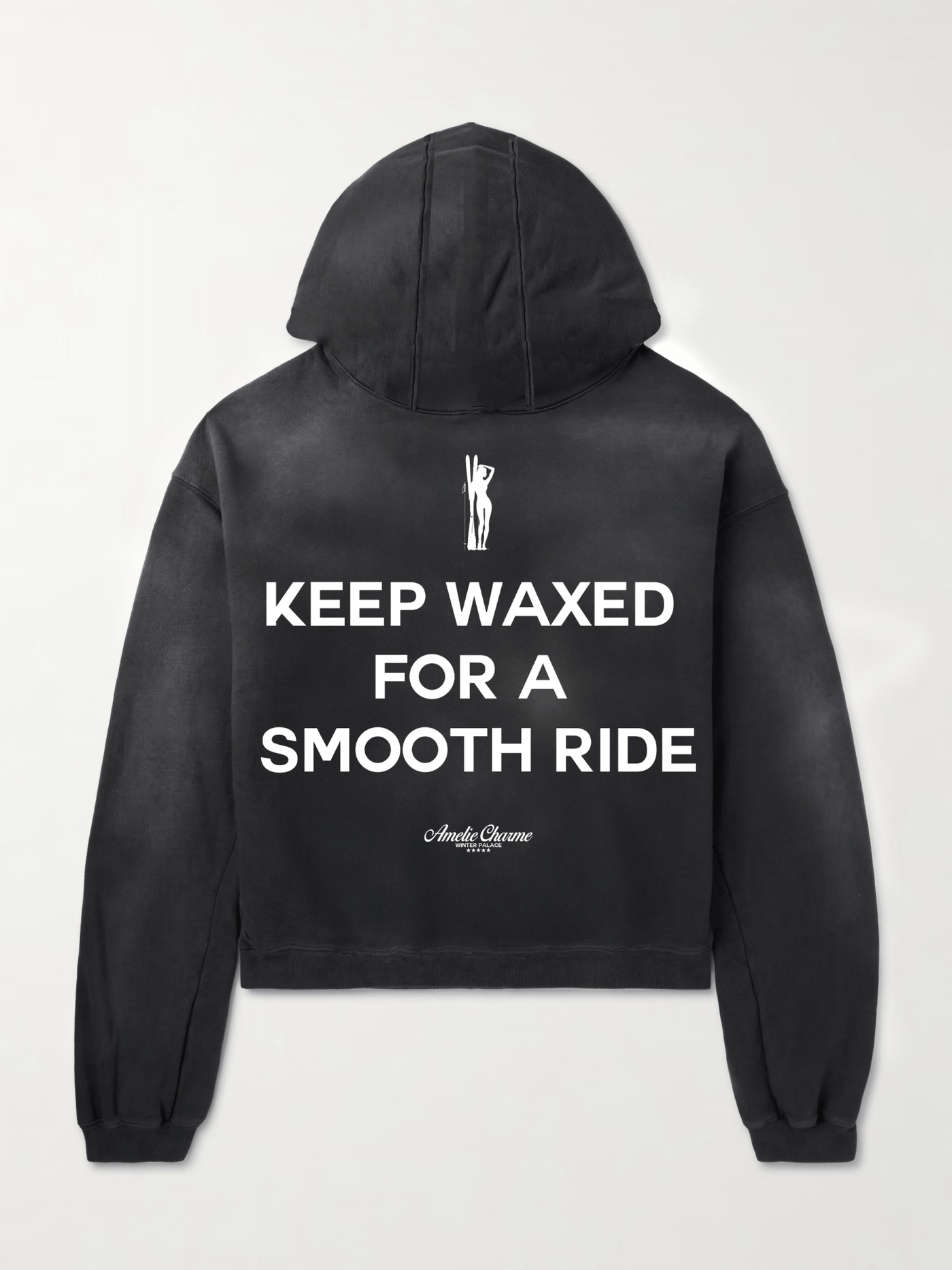 Ski Car Heavyweight Hoodie (Sun - faded) - Amelie Charme