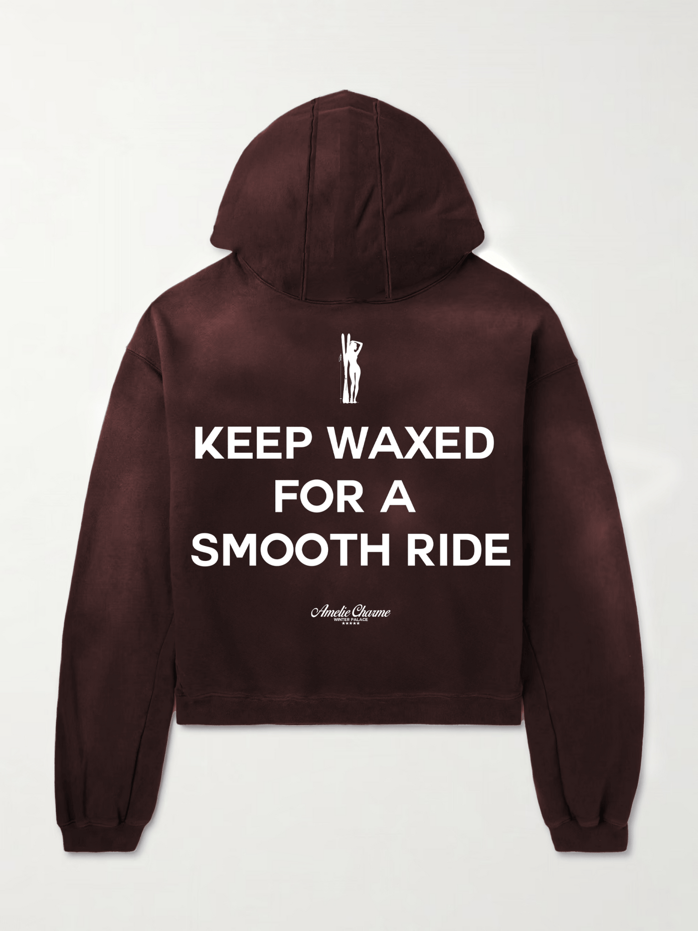 Ski Car Heavyweight Hoodie (Sun - faded) - Amelie Charme