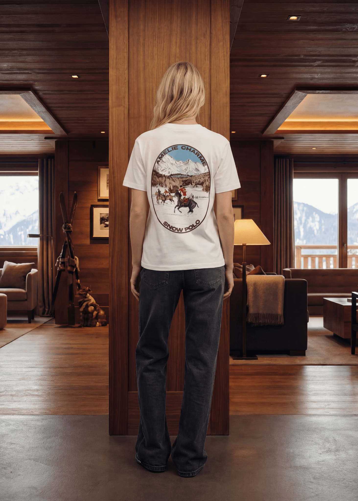 Snow Polo Tee - Amelie Charme