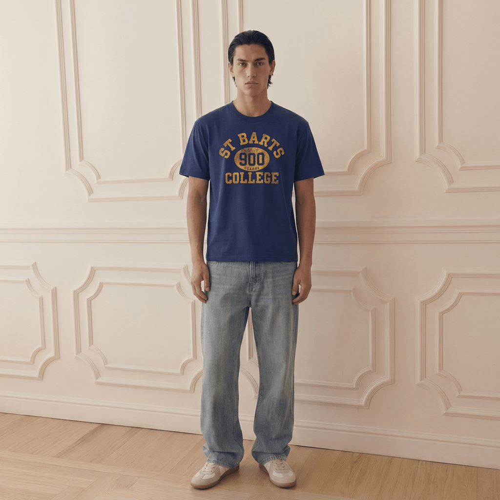 St Barts Collegiate Tee - Amelie Charme