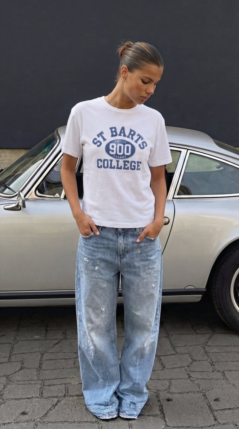 St Barts Collegiate Tee - Amelie Charme