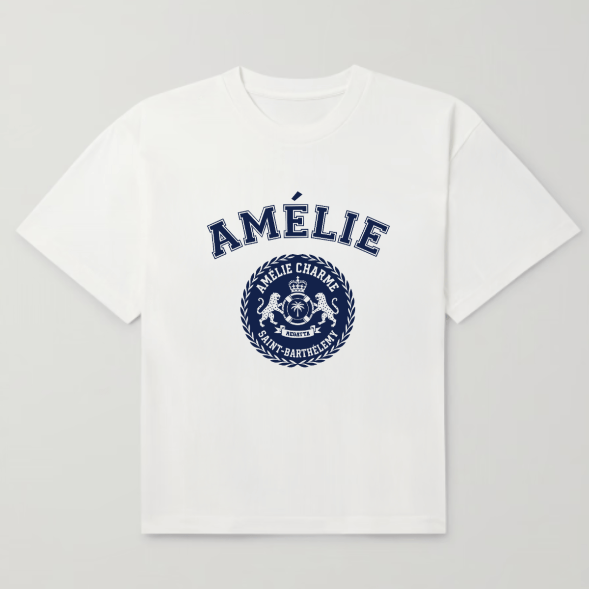 St Barts Crest Tee - Amelie Charme