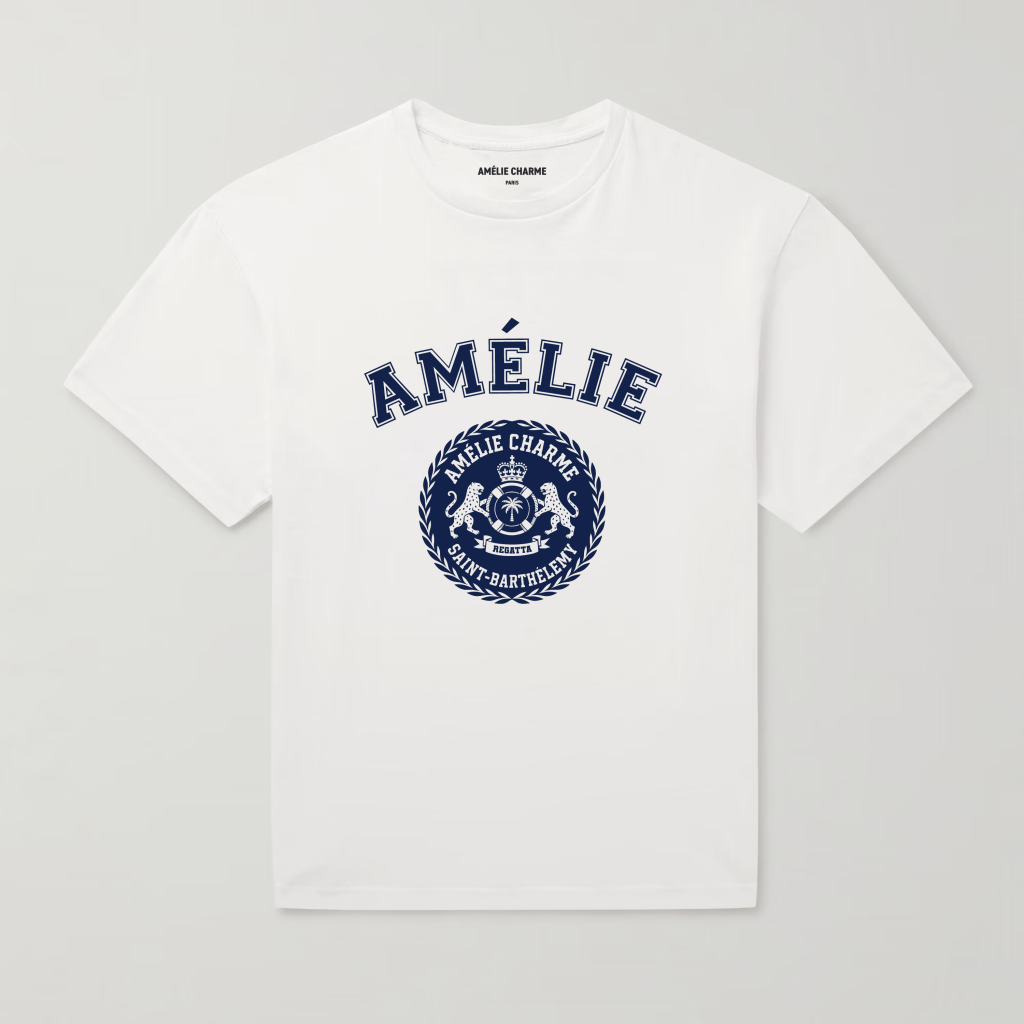 St Barts Crest Tee - Amelie Charme