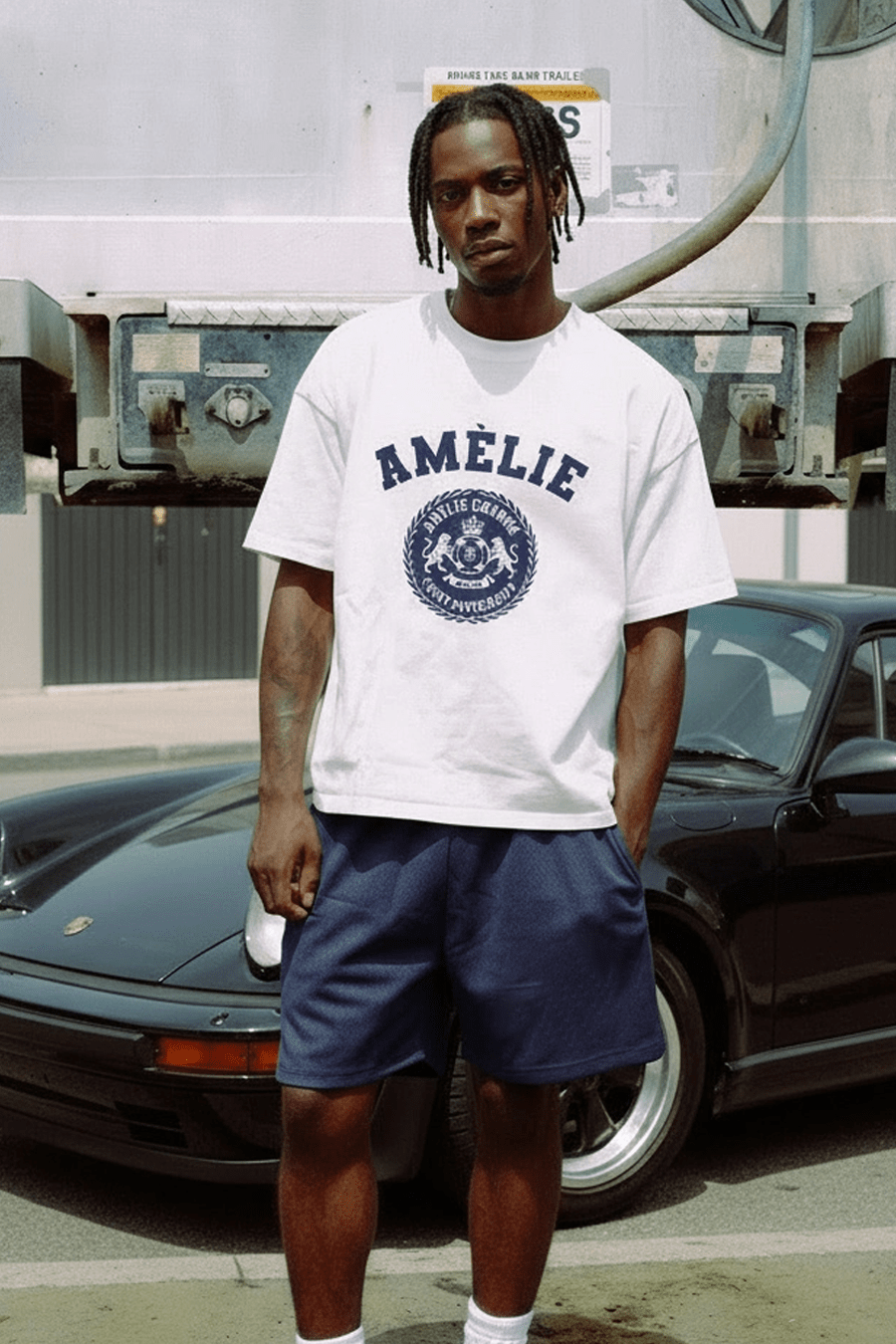 St Barts Crest Tee - Amelie Charme