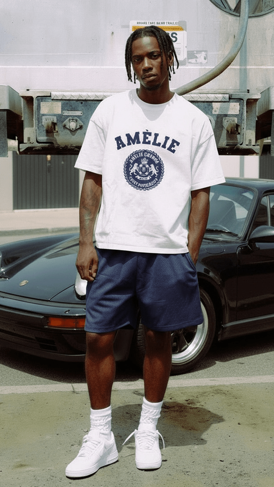 St Barts Crest Tee - Amelie Charme