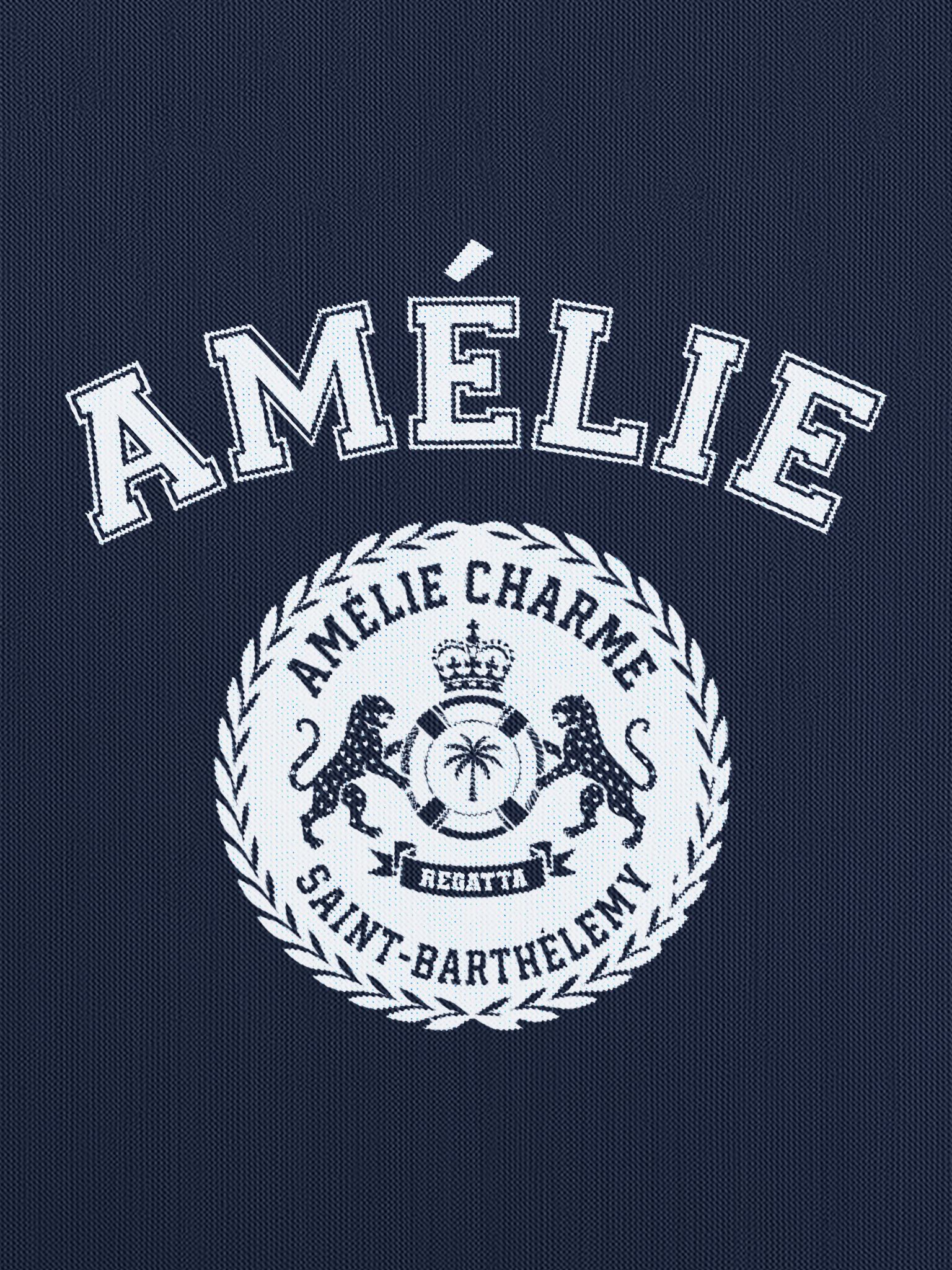 St Barts Crest Womens Tee - Amelie Charme