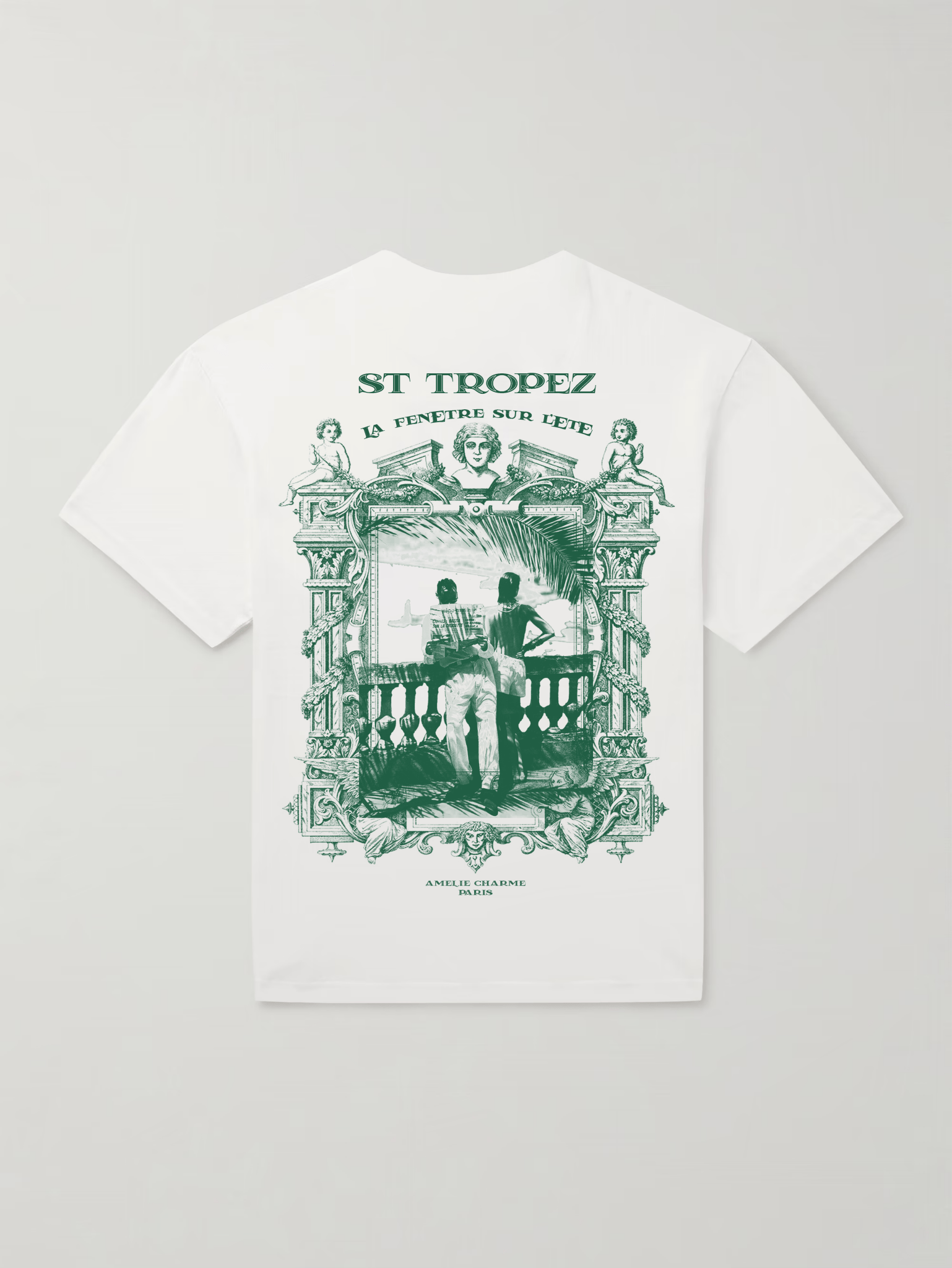 St Tropez T-shirt: The Window to Summer Paradise - Amelie Charme