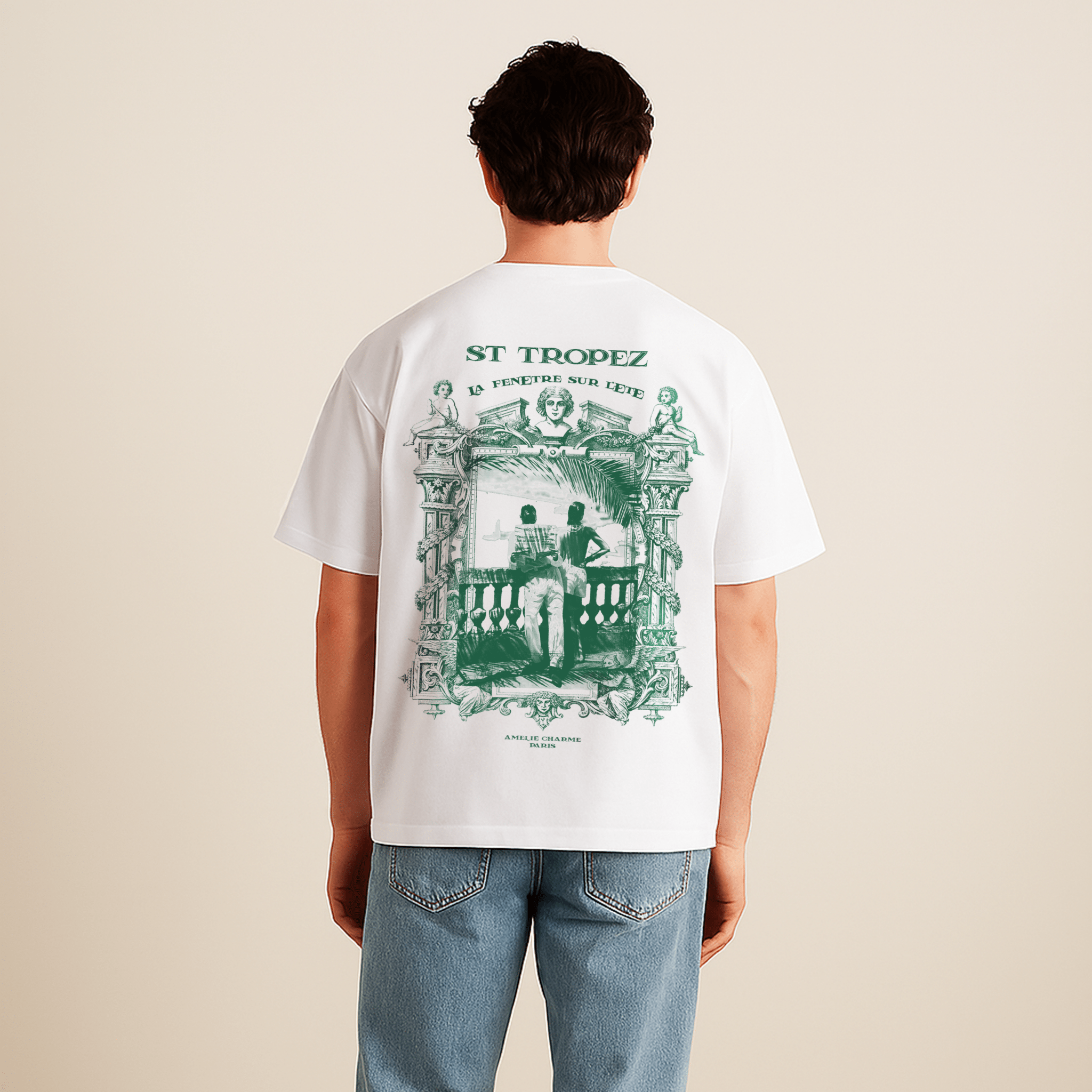St Tropez T-shirt: The Window to Summer Paradise - Amelie Charme
