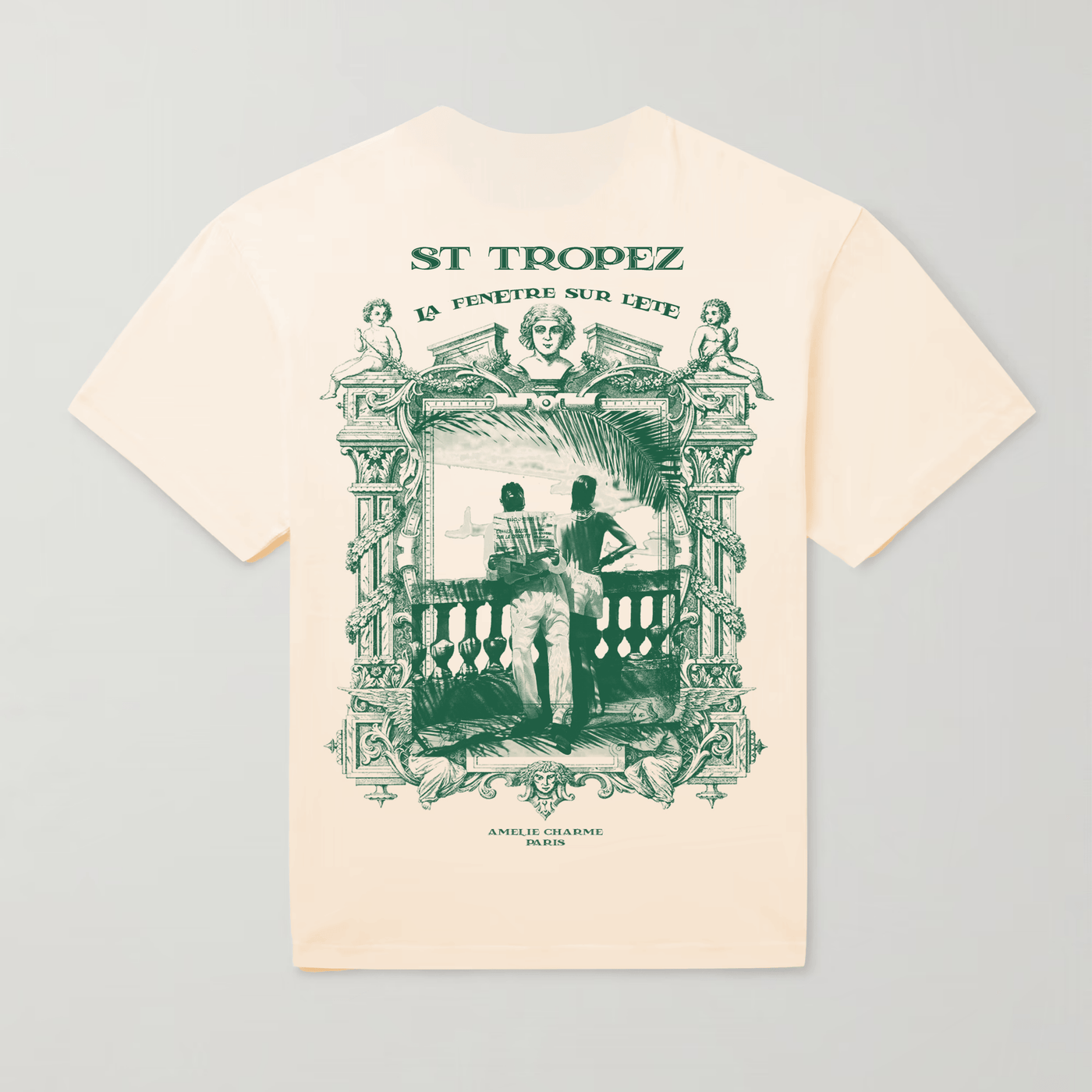 St Tropez T-shirt: The Window to Summer Paradise - Amelie Charme
