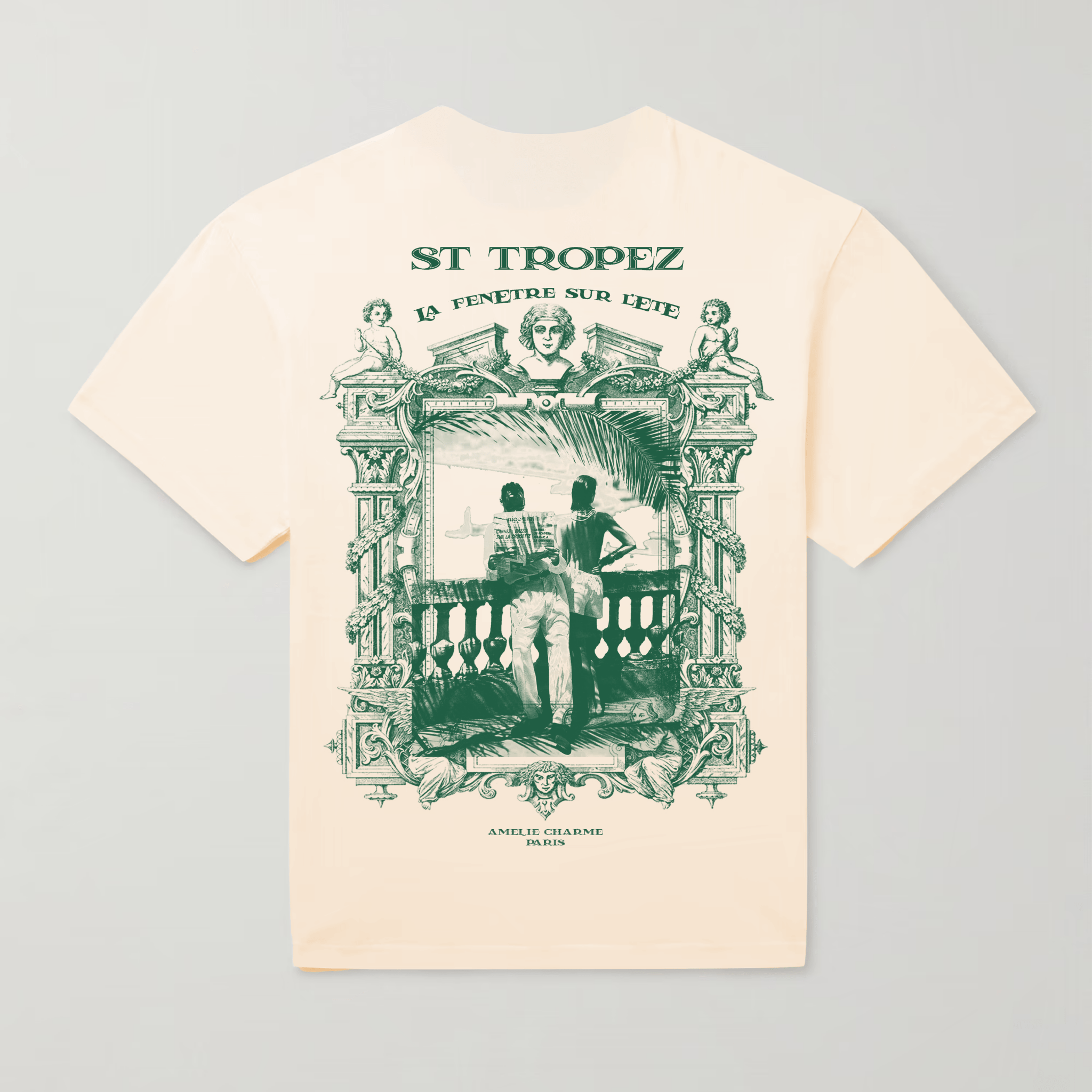 St Tropez T-shirt: The Window to Summer Paradise - Amelie Charme